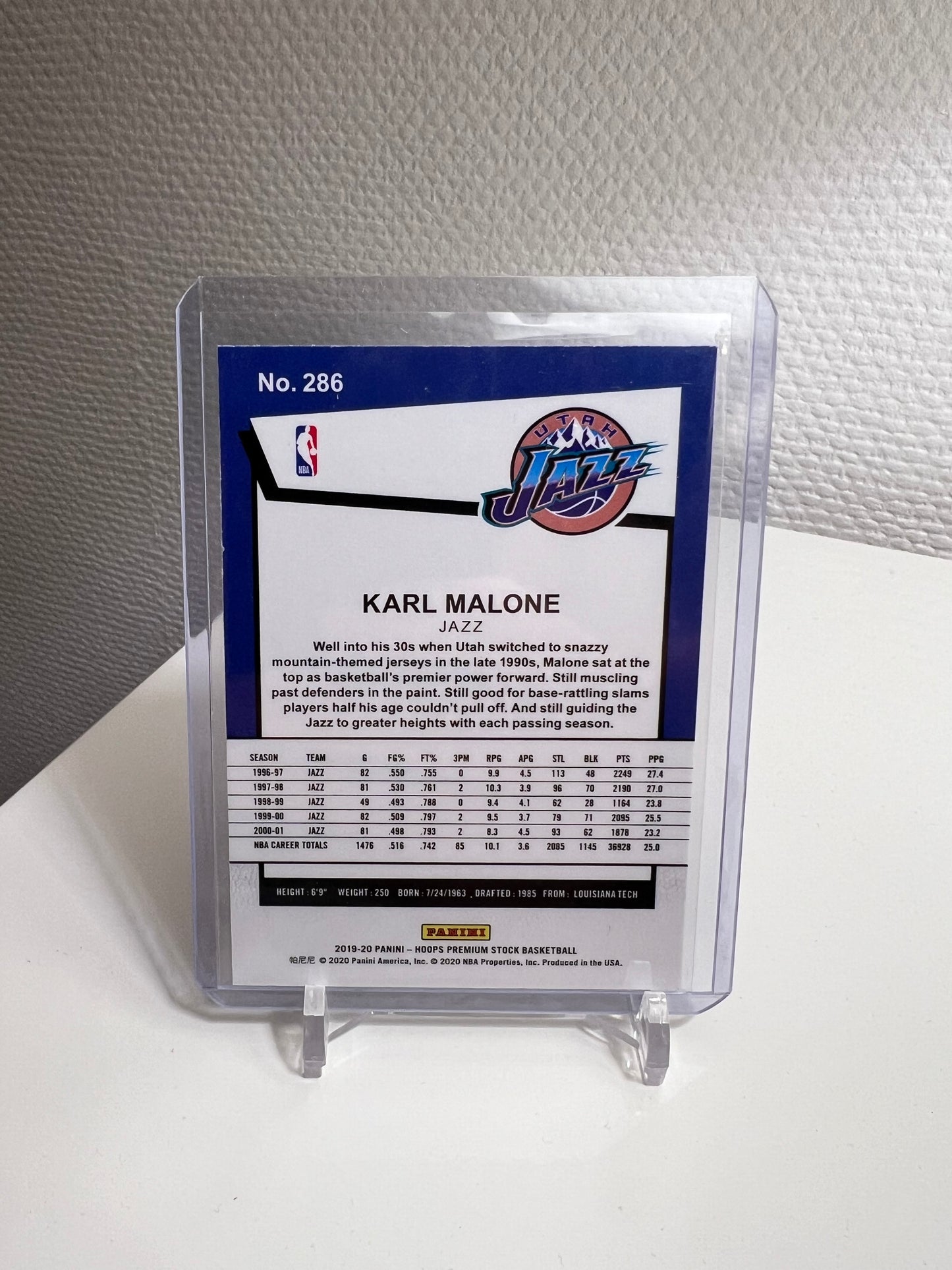 Hoops Premium Stock 19-20 - Karl Malone Tribute - Utah Jazz
