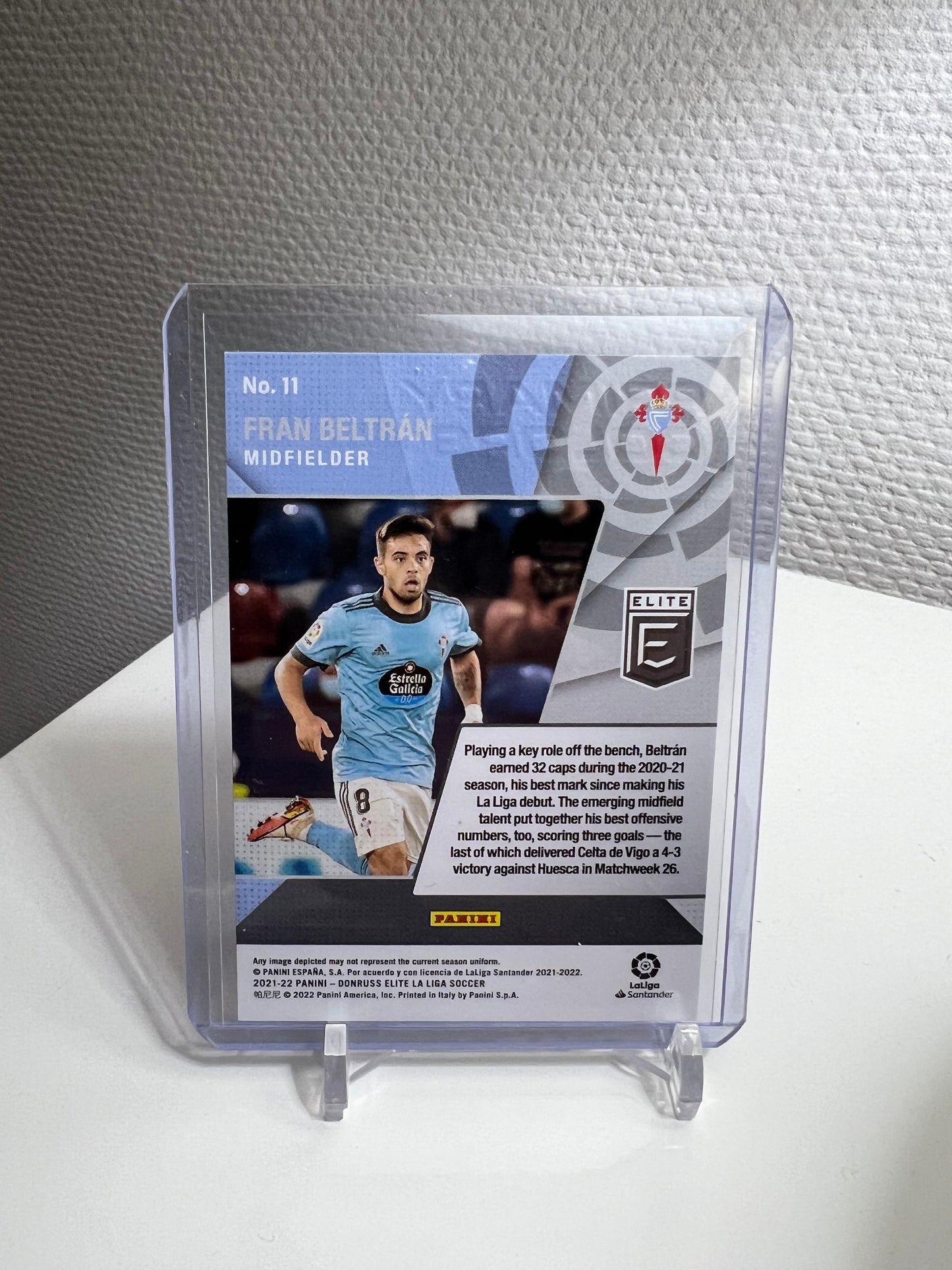 Donruss Elite 21-22 - Fran Beltran Primary Colors 8 - Celta Vigo
