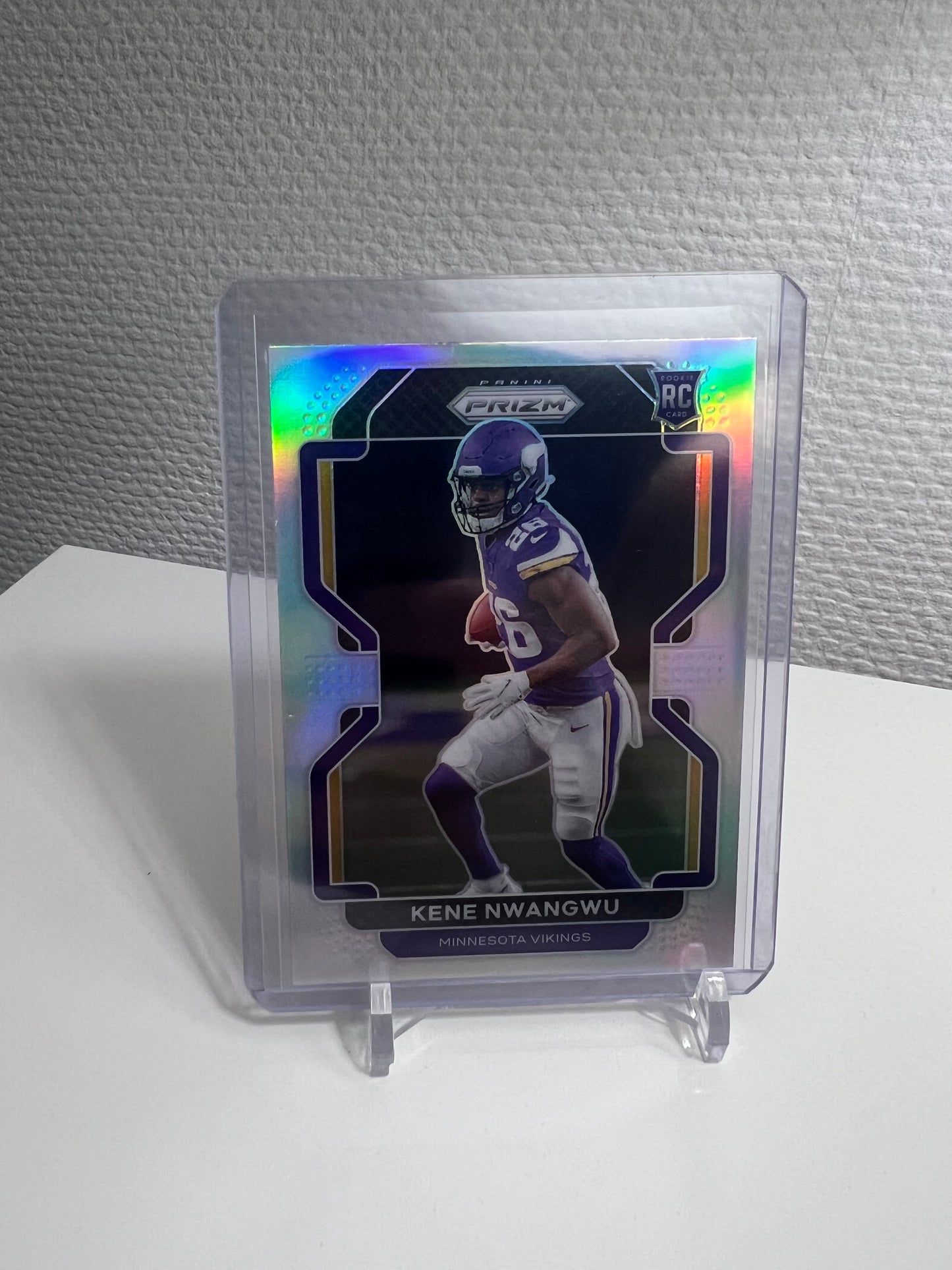 Prizm 21 - Kene Nwangwu Silver Prizm - Minnesota Vikings
