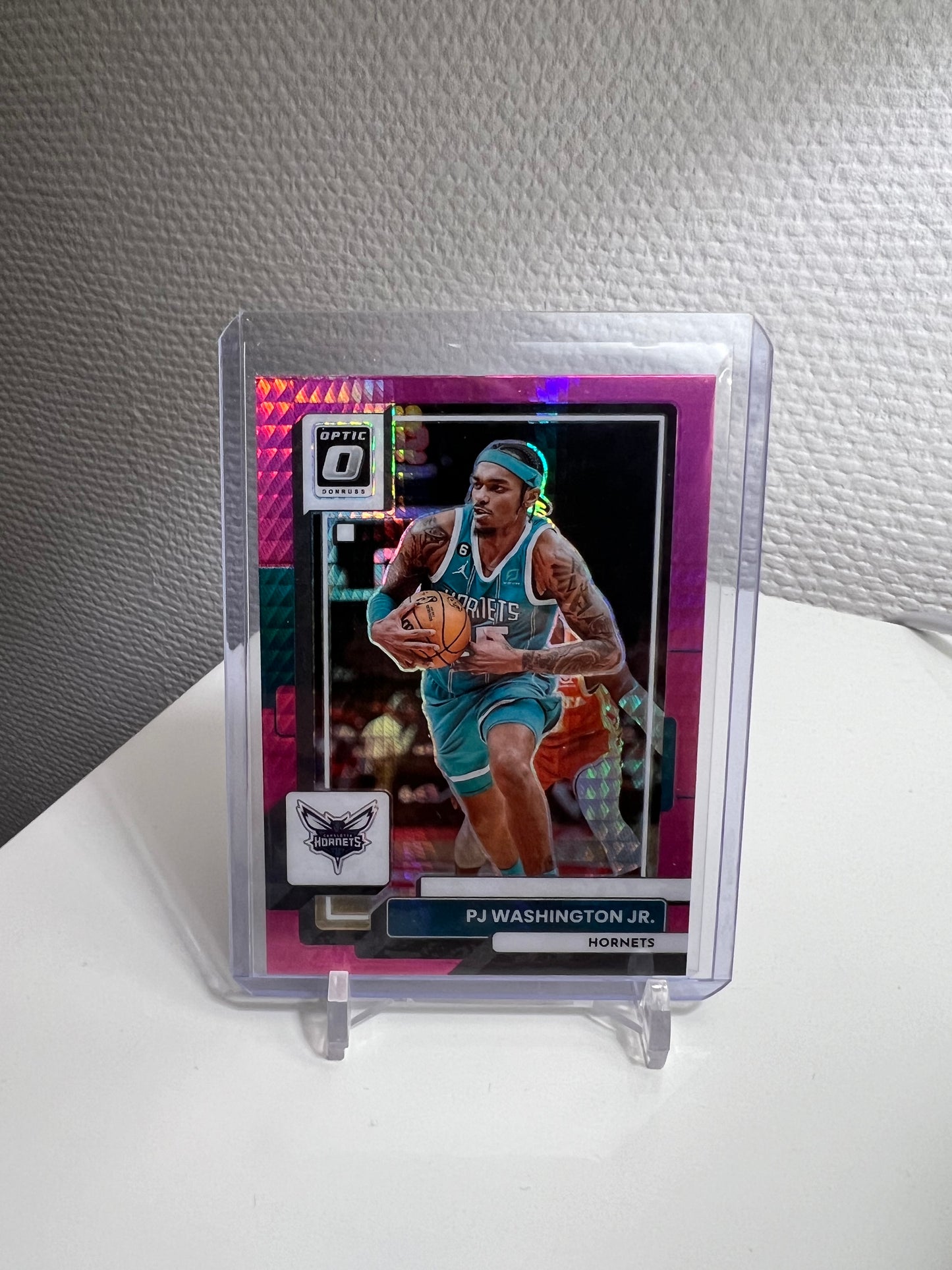 Donruss Optic 22-23 - PJ Washington Jr. Hyper Pink Prizm - Houston Hornets