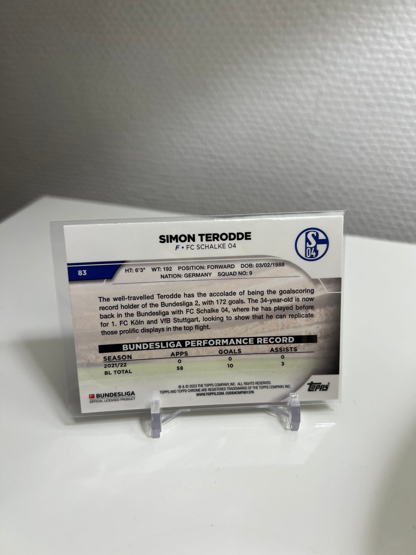 Chrome 22-23 - Simon Terodde - FC Schalke 04