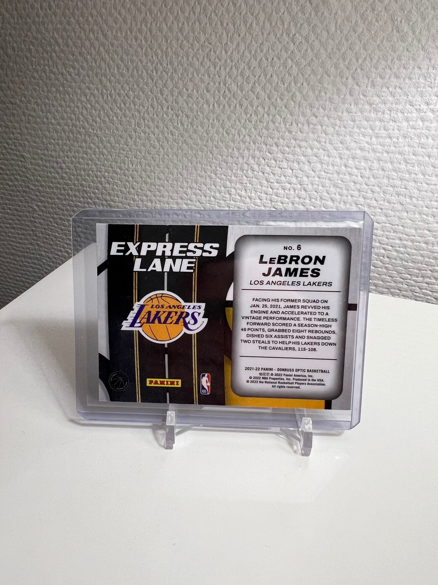 Donruss Optic 21-22 - LeBron James Express Lane - Los Angeles Lakers