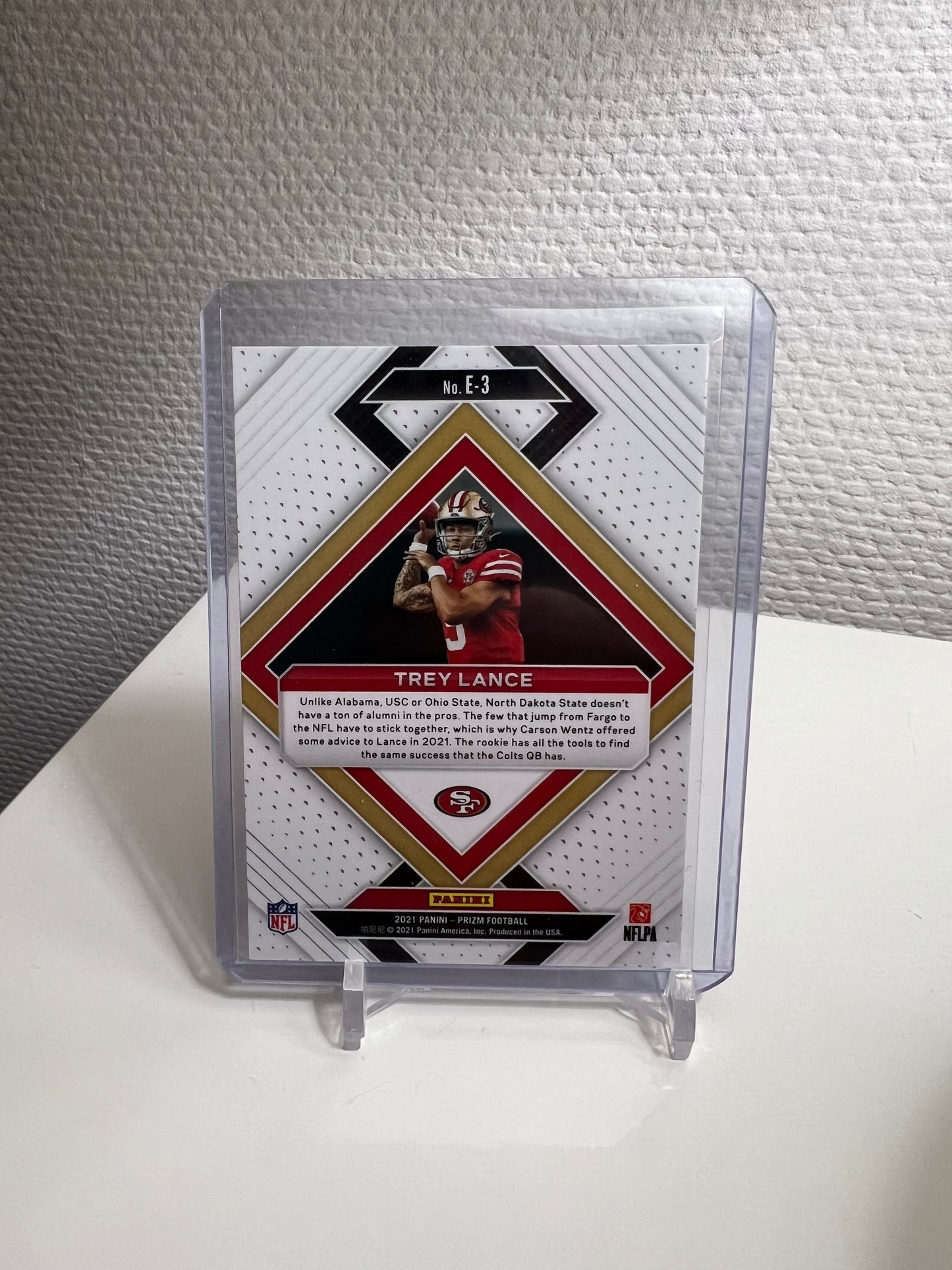 Prizm 21 - Trey Lance Emergent RC Card - San Francisco 49ers #E-3