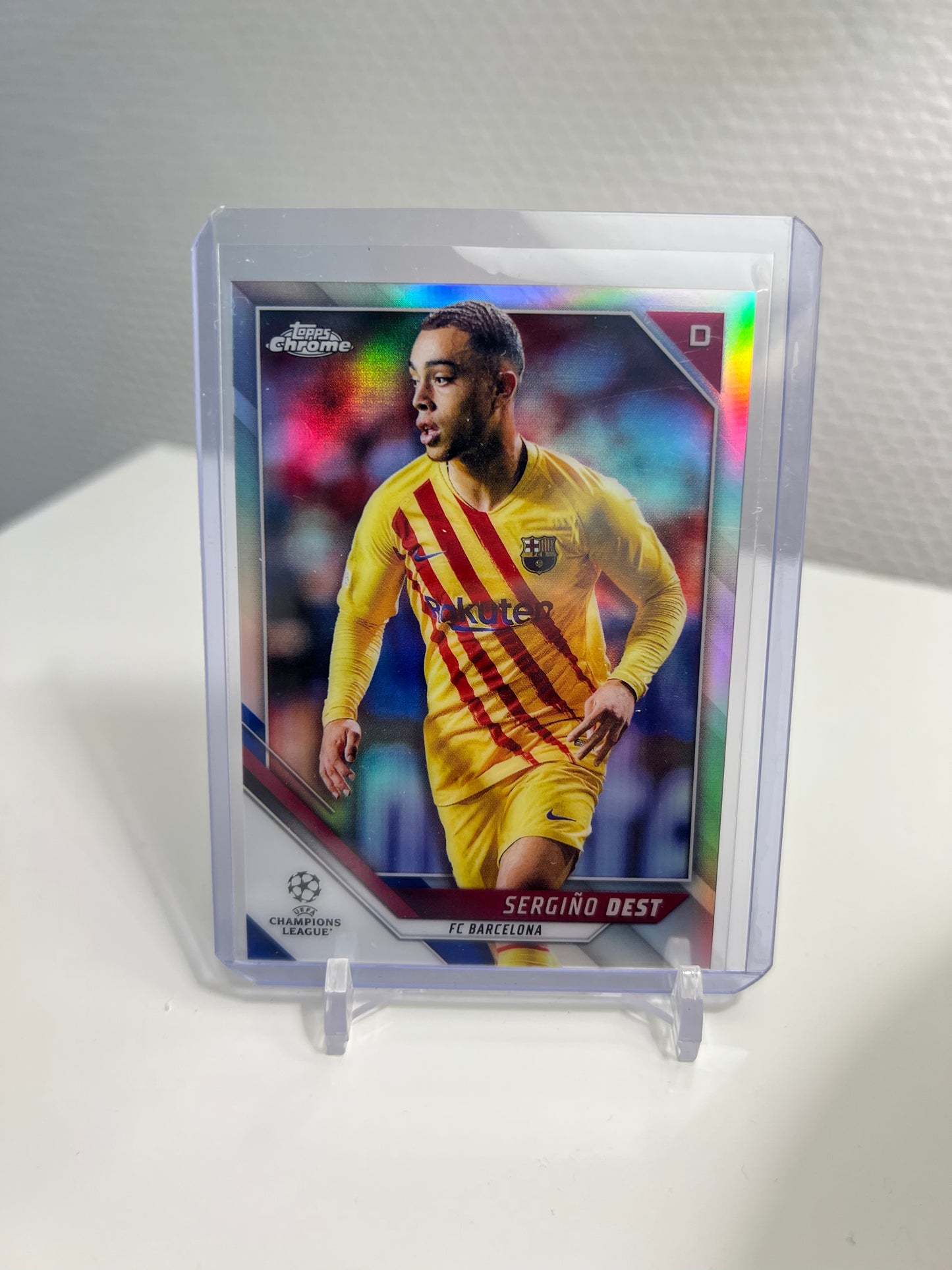 Chrome 21-22 - Sergino Dest Refractor - FC Barcelona