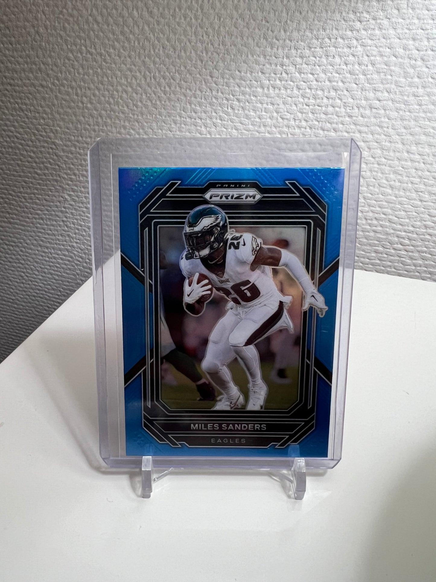 Prizm 22 - Miles Sanders Light Blue - Philadelphia Eagles