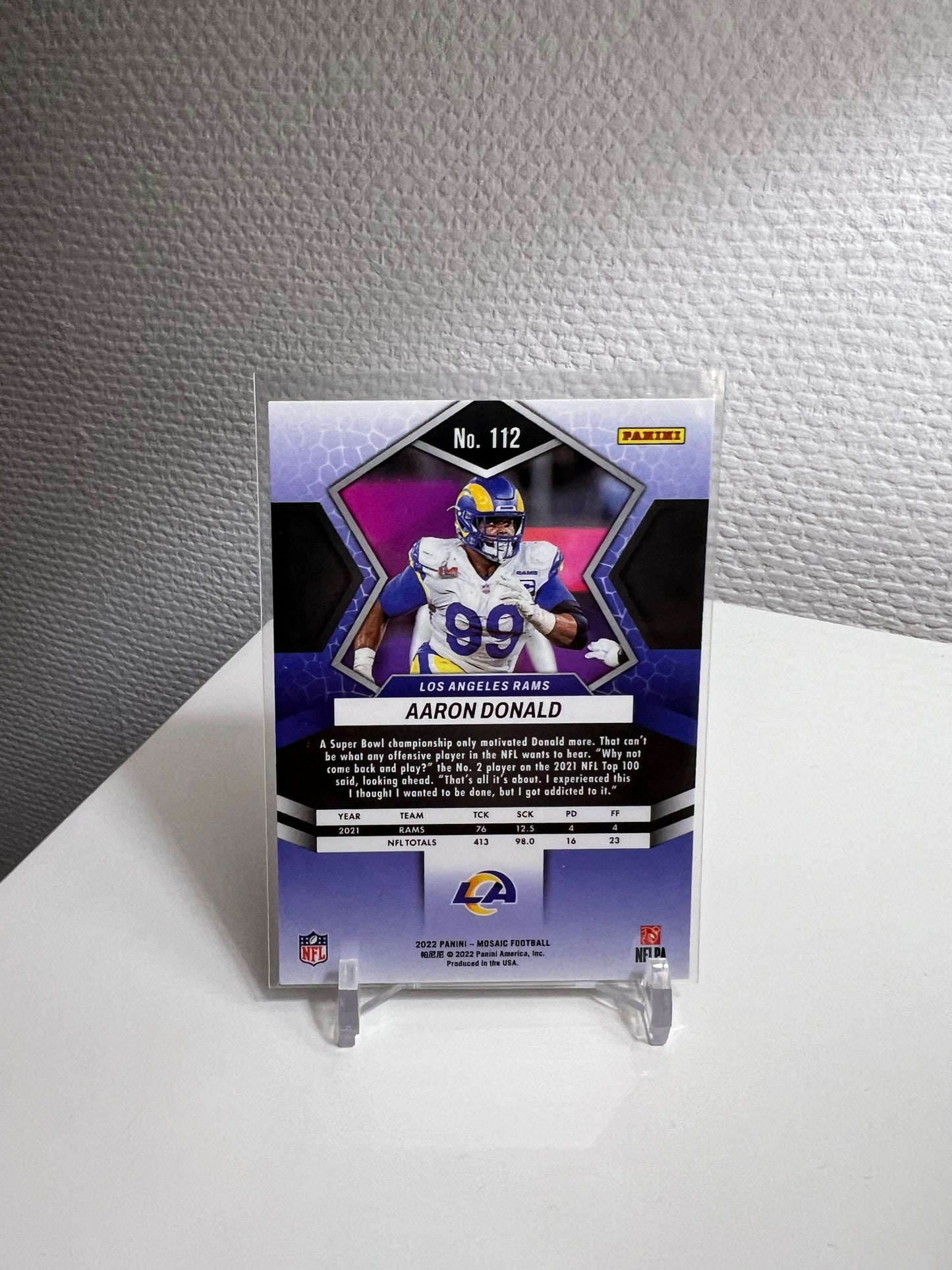 Mosaic 22 - Aaron Donald - Los Angeles Rams