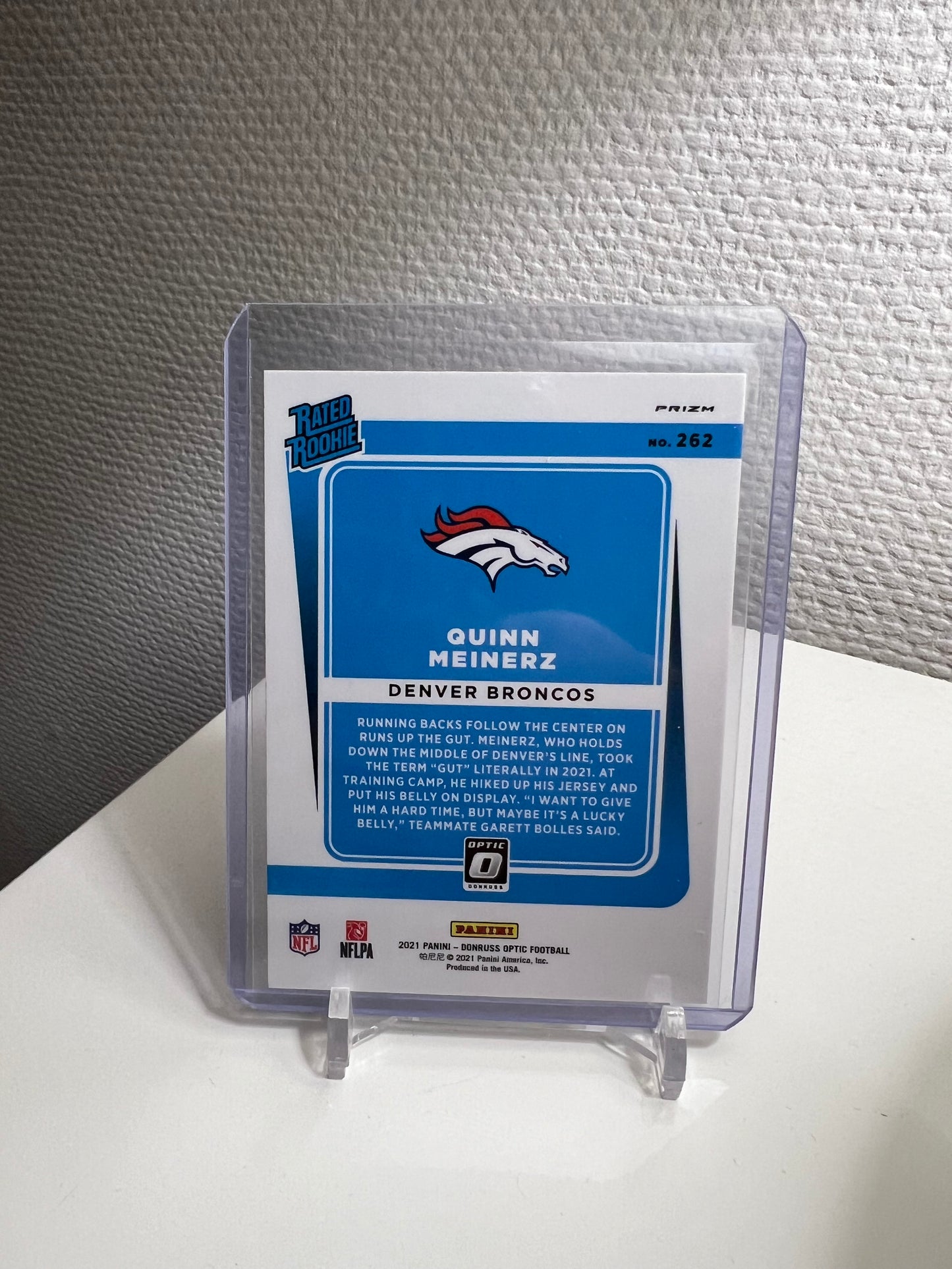 Donruss Optic 21 - Quinn Meinerz Rated Rookie Silver Prizm - Denver Broncos