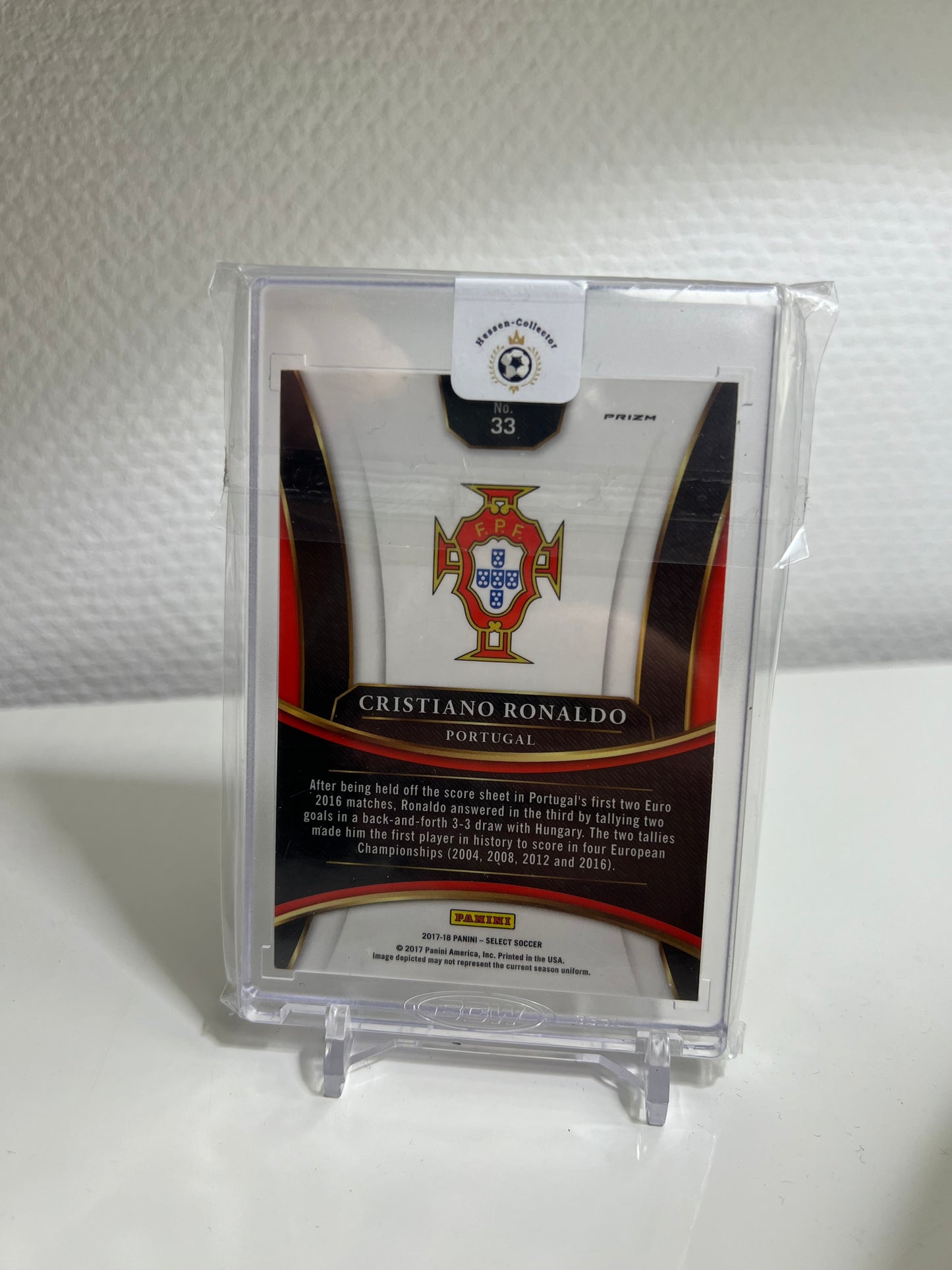 Select 17-18 - Cristiano Ronaldo Tri-Color Mojo Prizm - Portugal