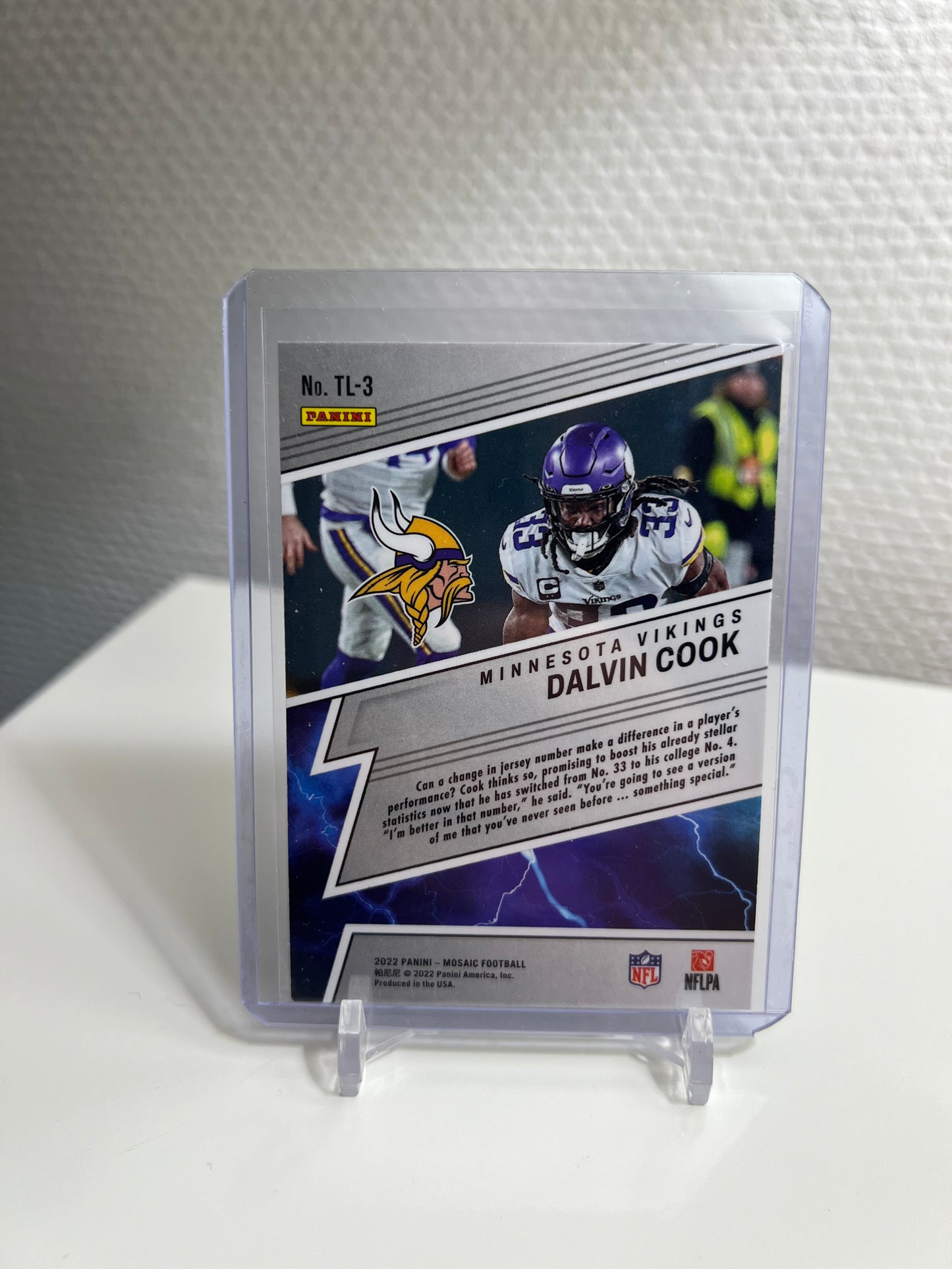 Mosaic 22 - Dalvin Cook Thunder Lane - Minnesota Vikings #TL-3