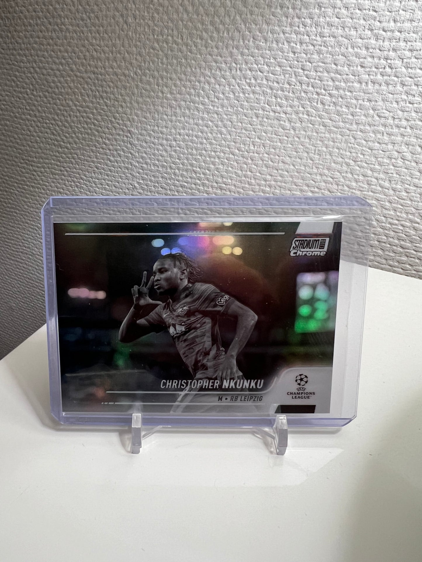 Stadium Club Chrome 21-22 - Christopher Nkunku Black & White /299 - RB Leipzig