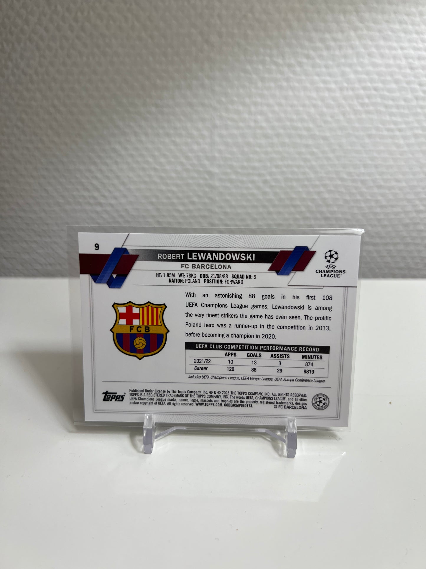 Chrome 22-23 - Robert Lewandowski - FC Barcelona