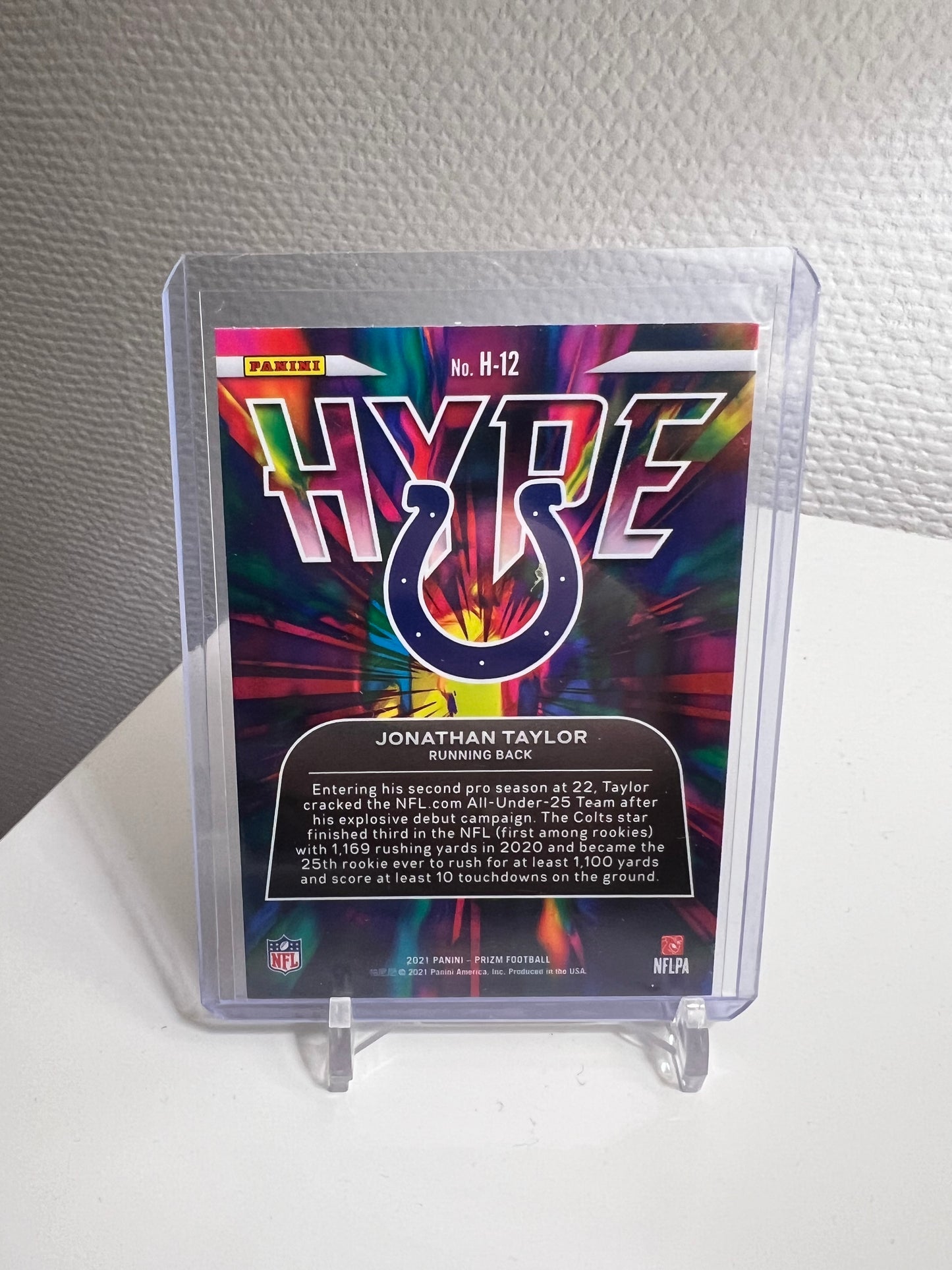 Prizm 21 - Jonathan Taylor Hype - Indianapolis Colts #H-12