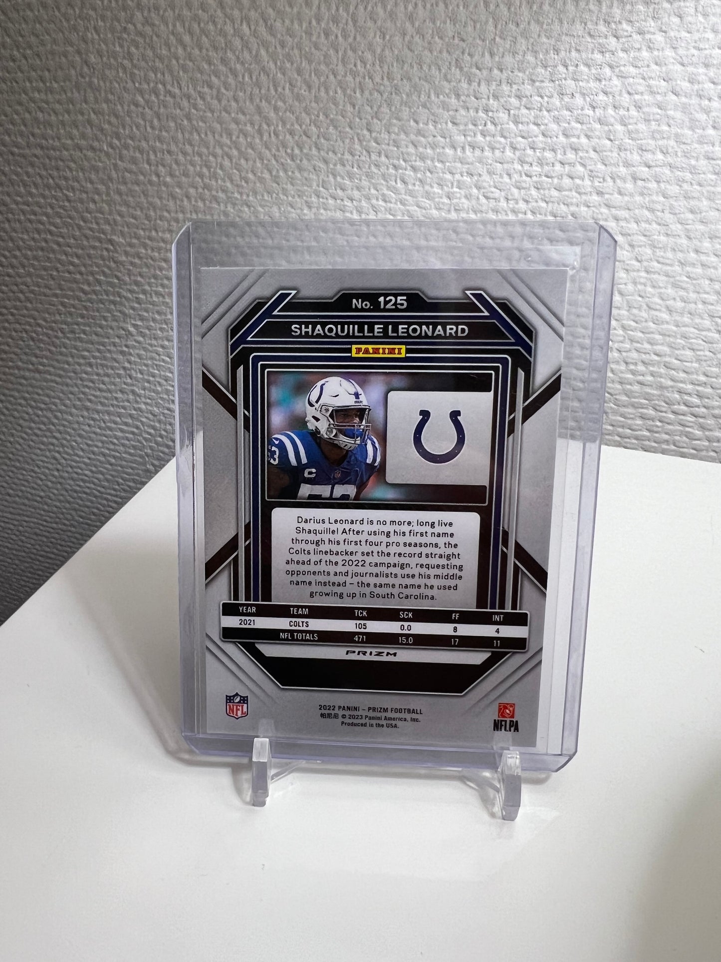 Prizm 22 - Shaquille Leonard Green - Indianapolis Colts