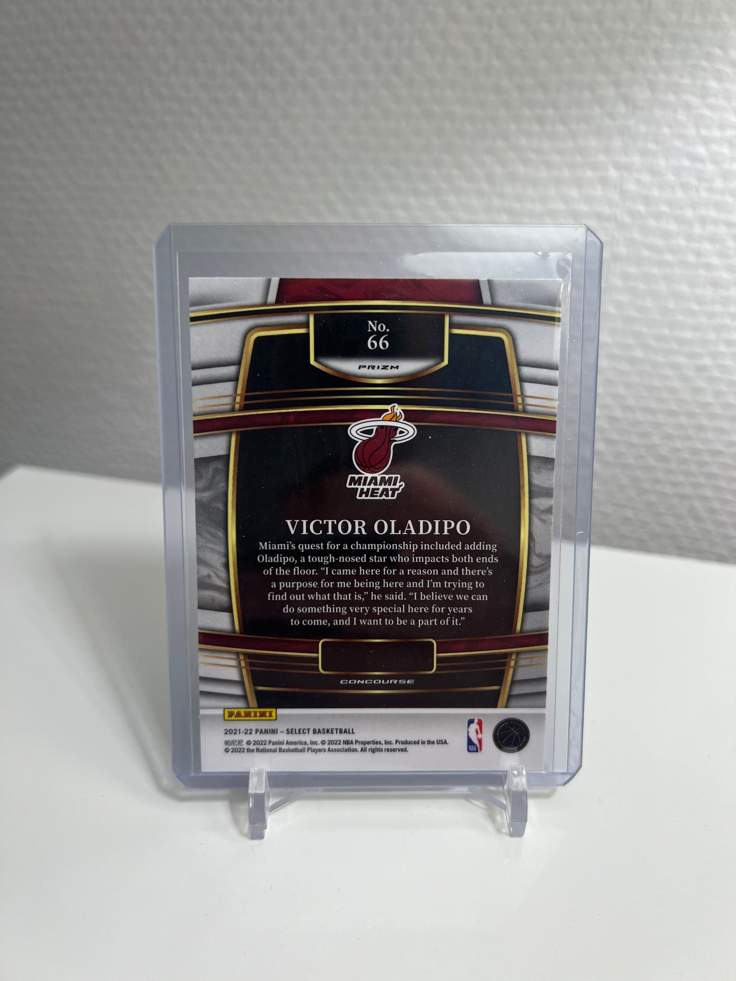 Select 21-22 - Victor Oladipo Prizm Concourse - Miami Heat
