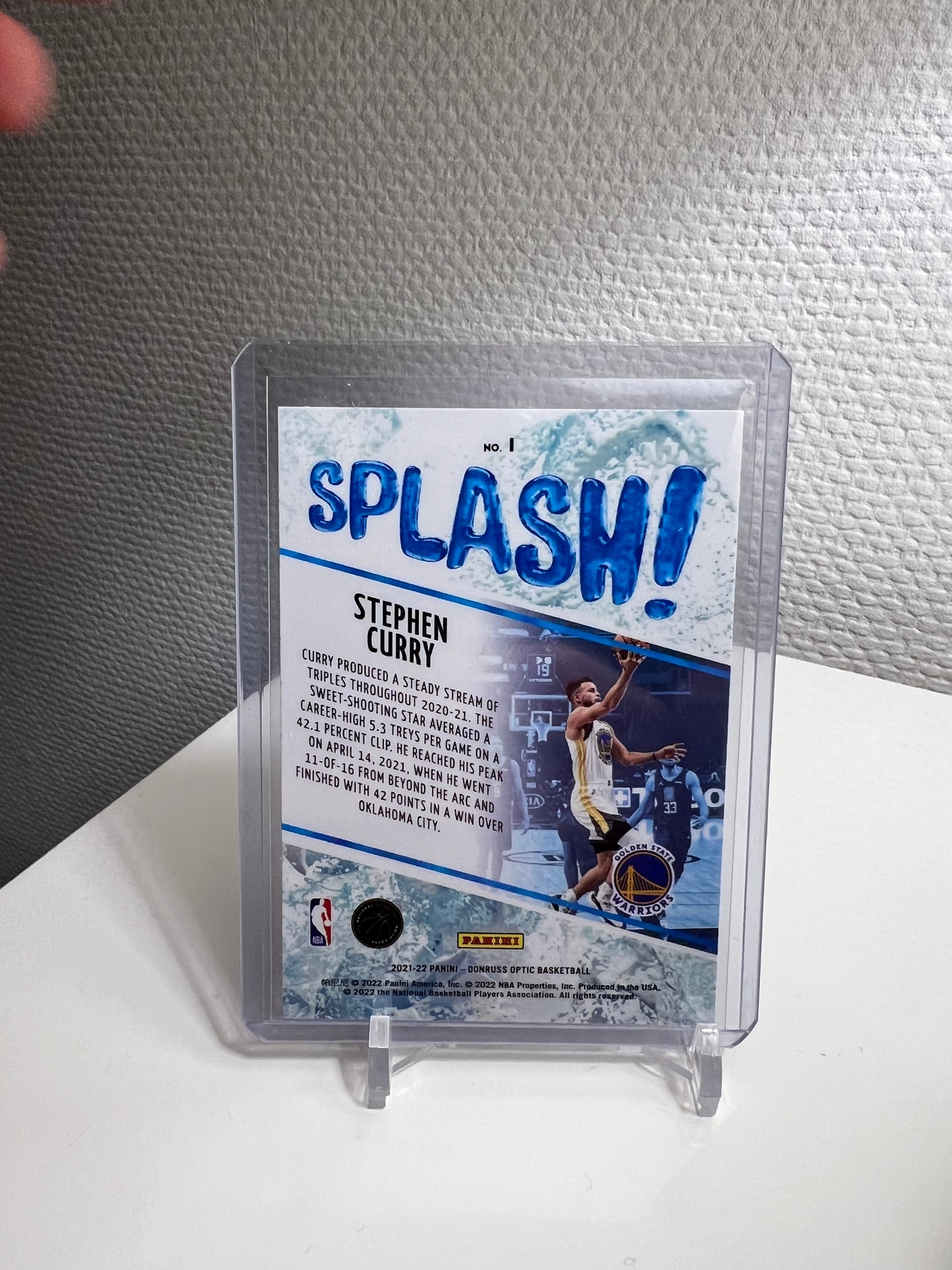 Donruss Optic 21-22 - Stephen Curry Splash! - Golden State Warriors