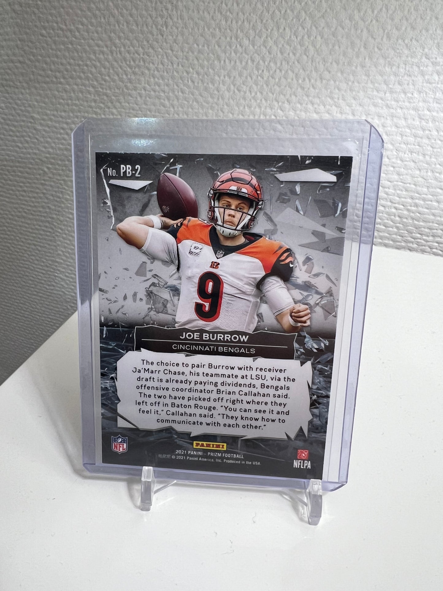 Prizm 21 - Joe Burrow Break - Cincinnati Bengals #PB-2