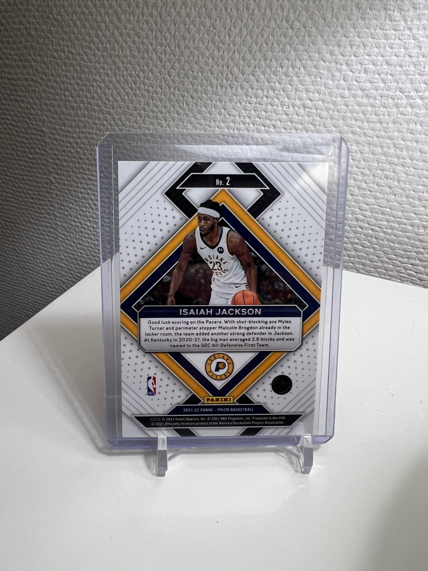 Prizm 21-22 - Isaiah Jackson Emergent RC Card - Indiana Pacers