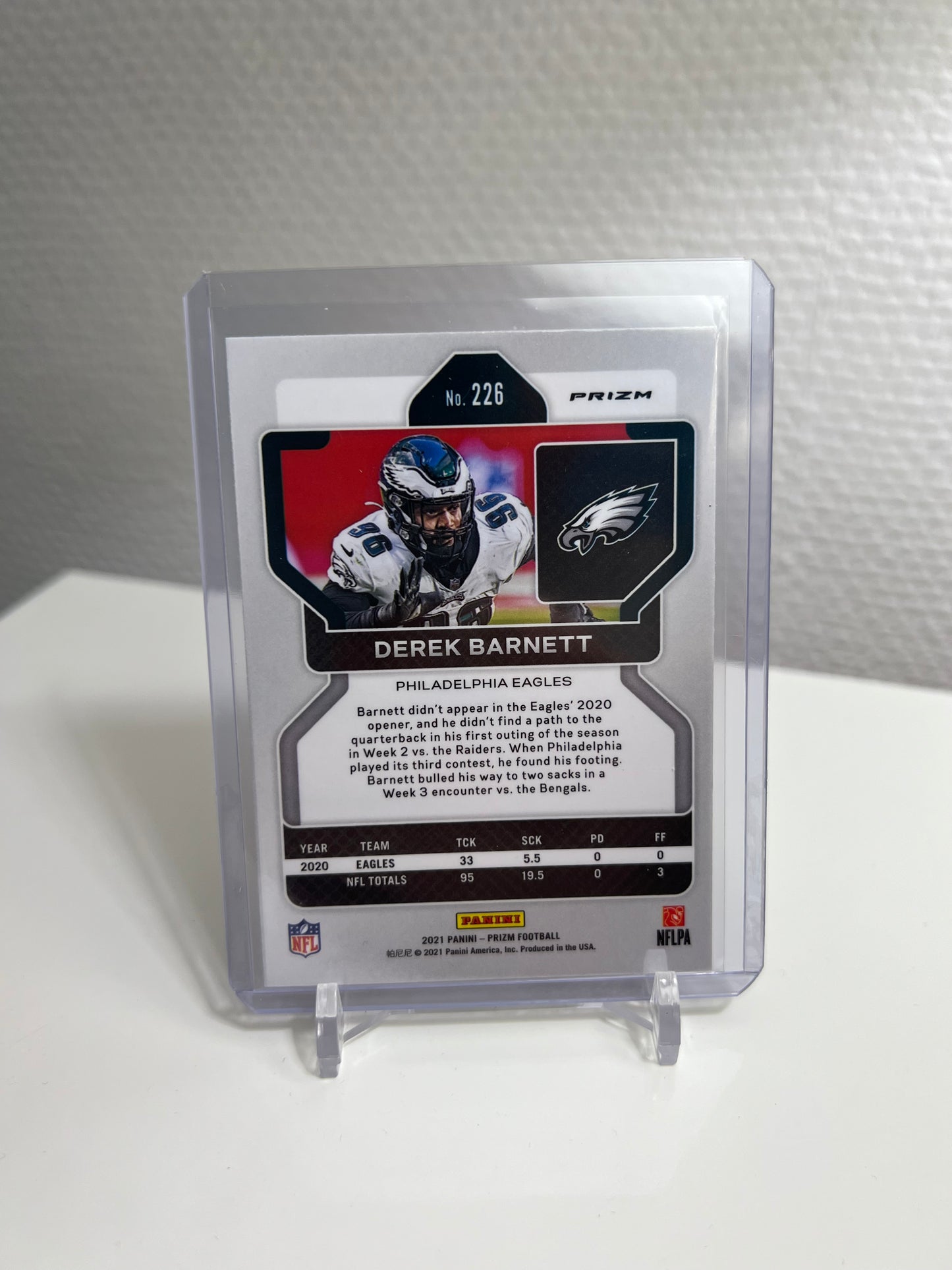 Panini Prizm 21 - Derek Barnett Tri-Color - Philadelphia Eagles