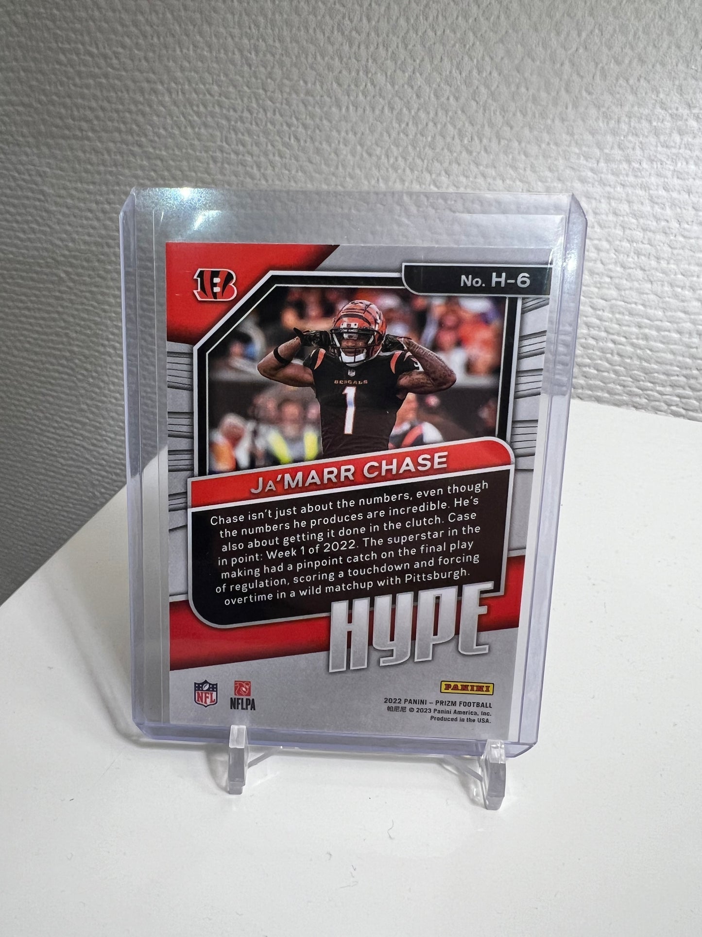 Prizm 22 - JaMarr Chase Hype - Cincinnati Bengals #H-6