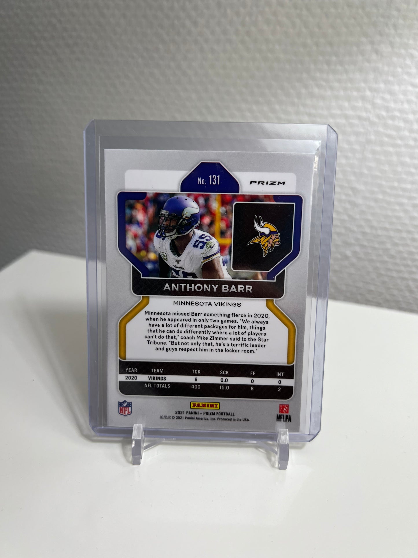 Prizm 21 - Anthony Barr - Minnesota Vikings