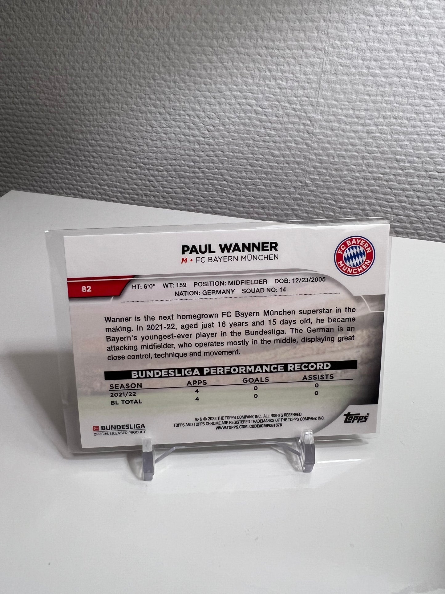 Chrome 22-23 - Paul Wanner - FC Bayern München