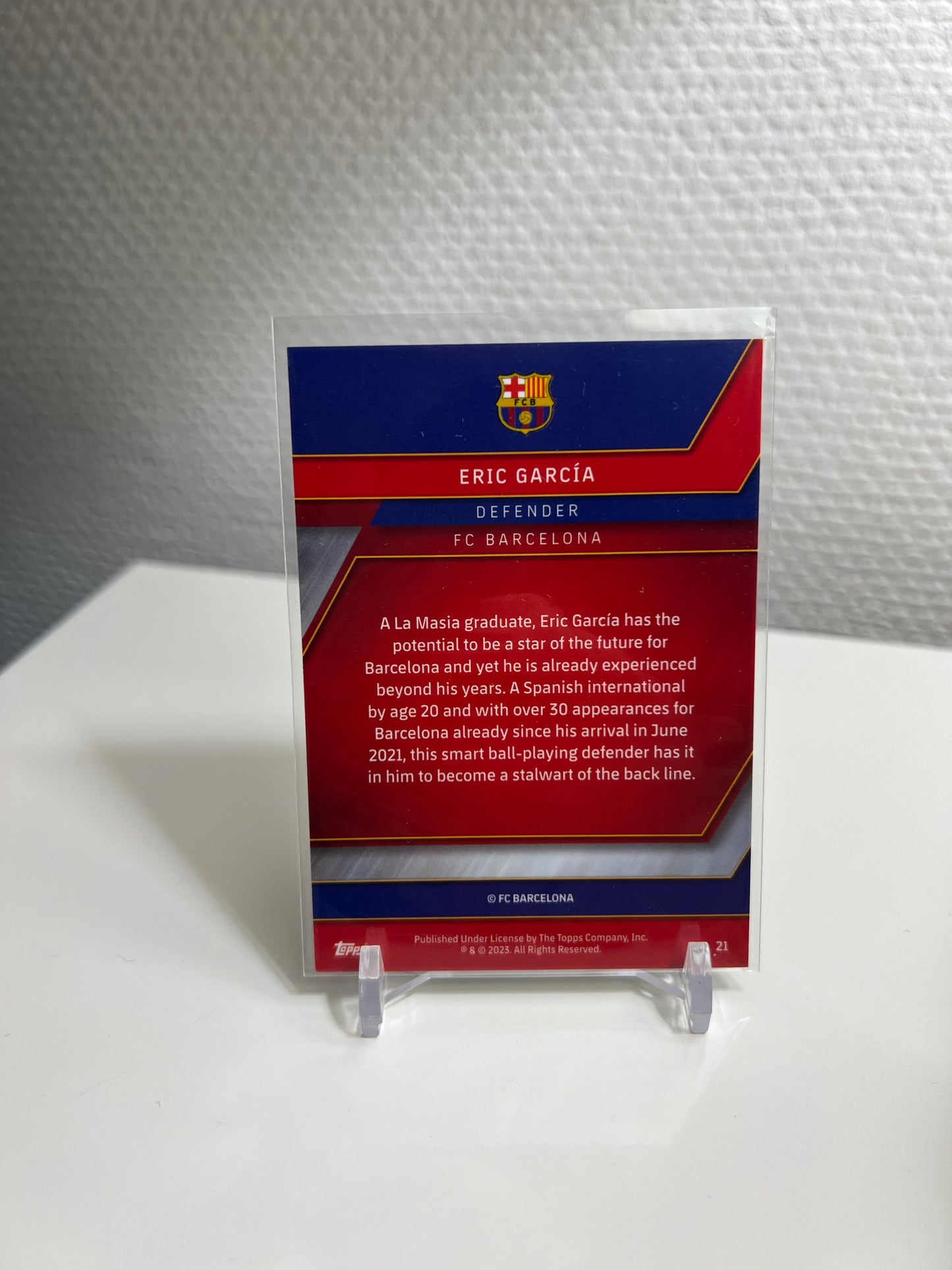 Chrome 22-23 - Eric Garcia Profile - FC Barcelona