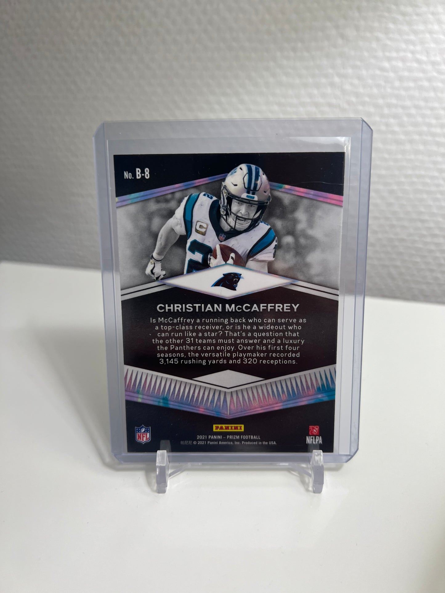 Prizm 21 - Christian McCaffrey Brilliance - Carolina Panthers #B-8