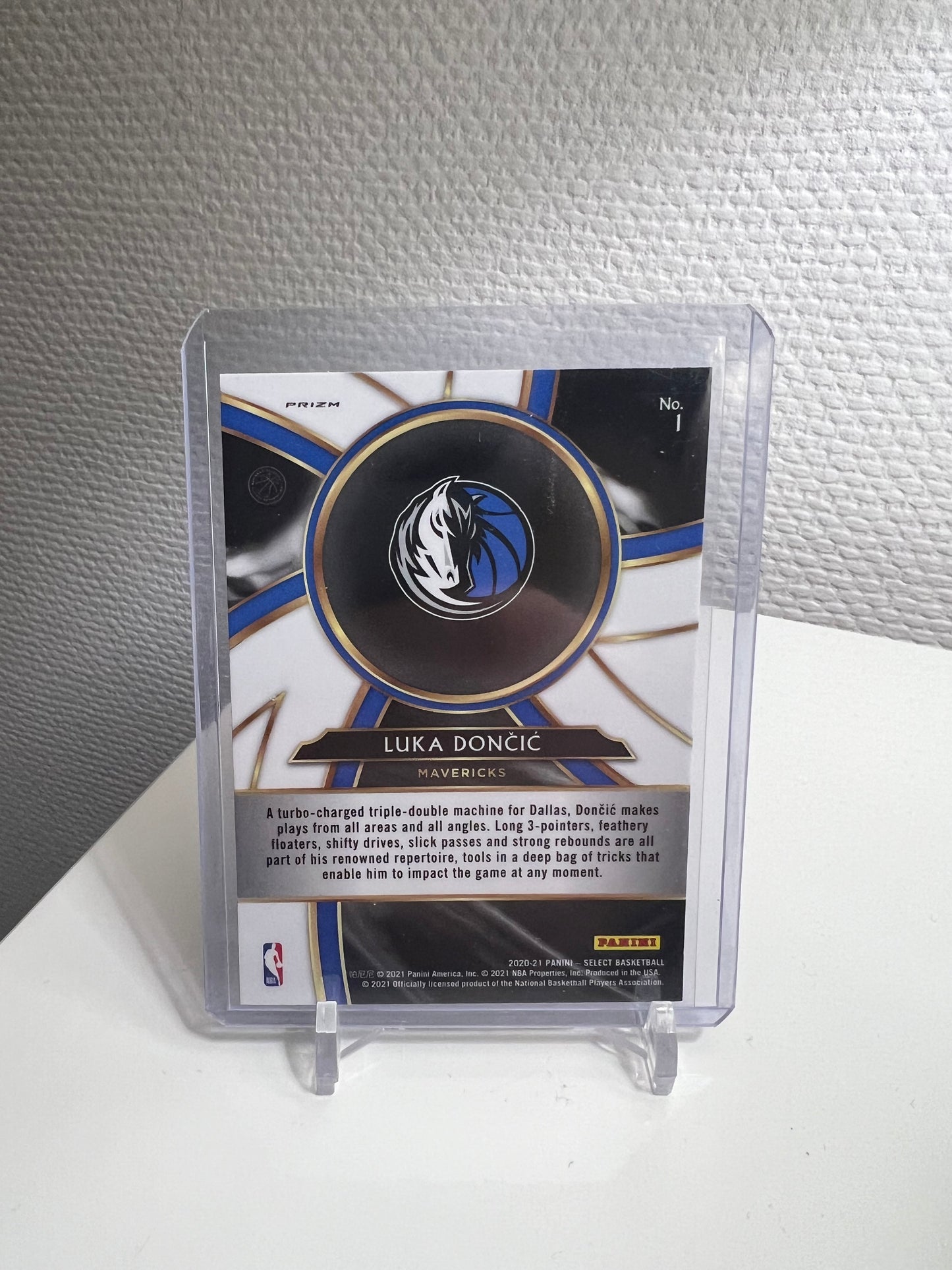 Select 20-21 - Luka Doncic Turbo Charged Shimmer Prizm - Dallas Mavericks