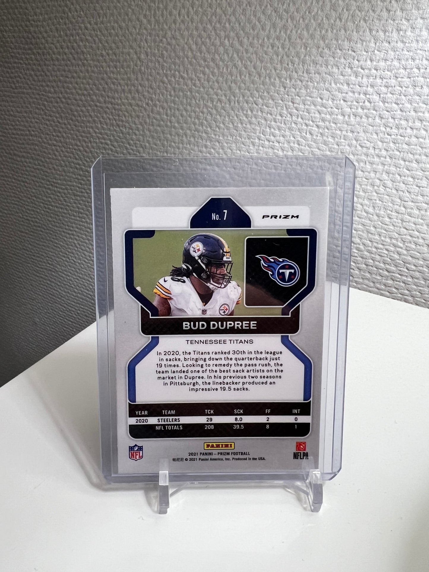 Prizm 21 - Bud Dupree Green - Tennessee Titans