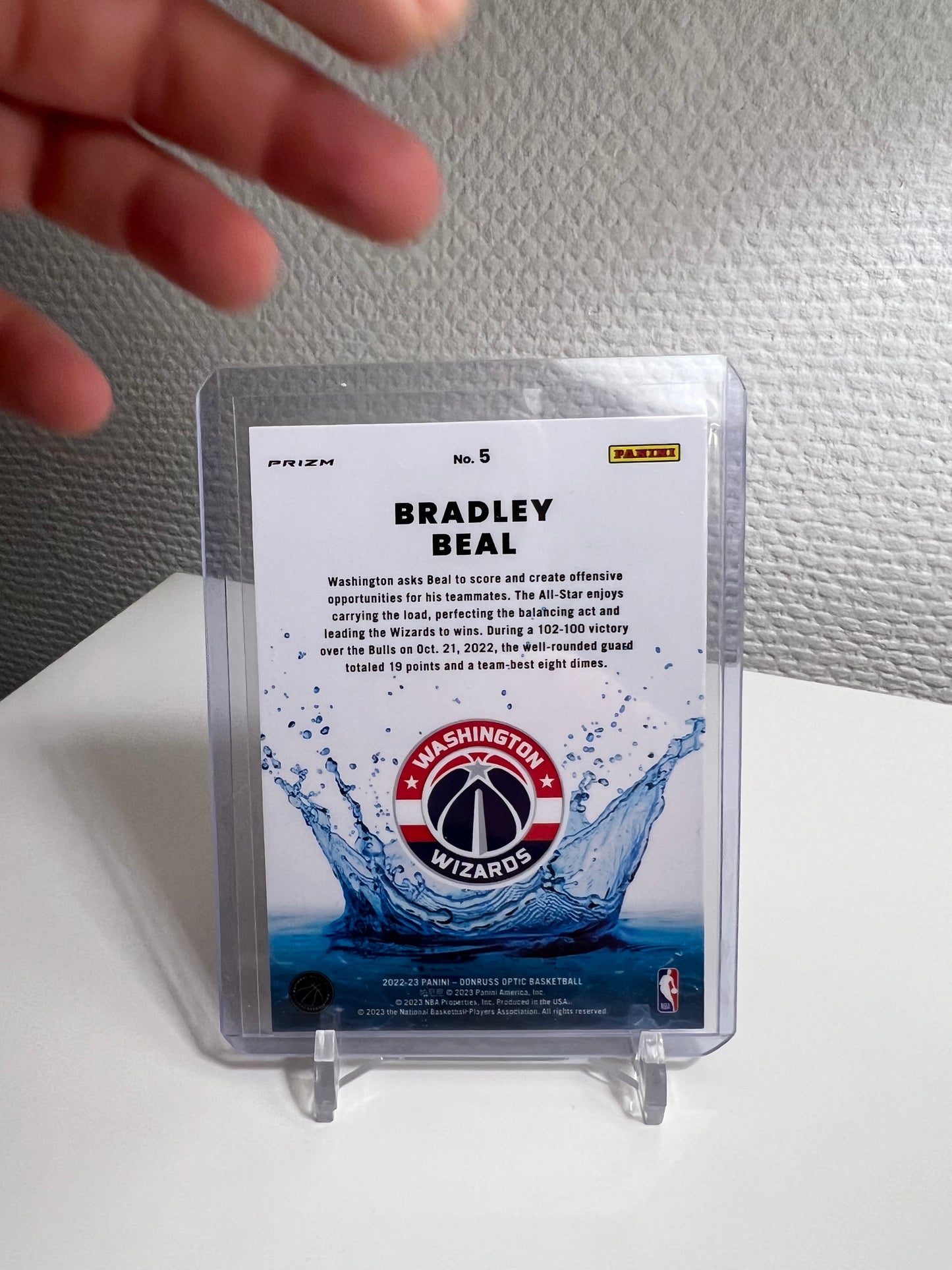 Donruss Optic 22-23 - Bradley Beal Splash! Prizm - Washington Wizards