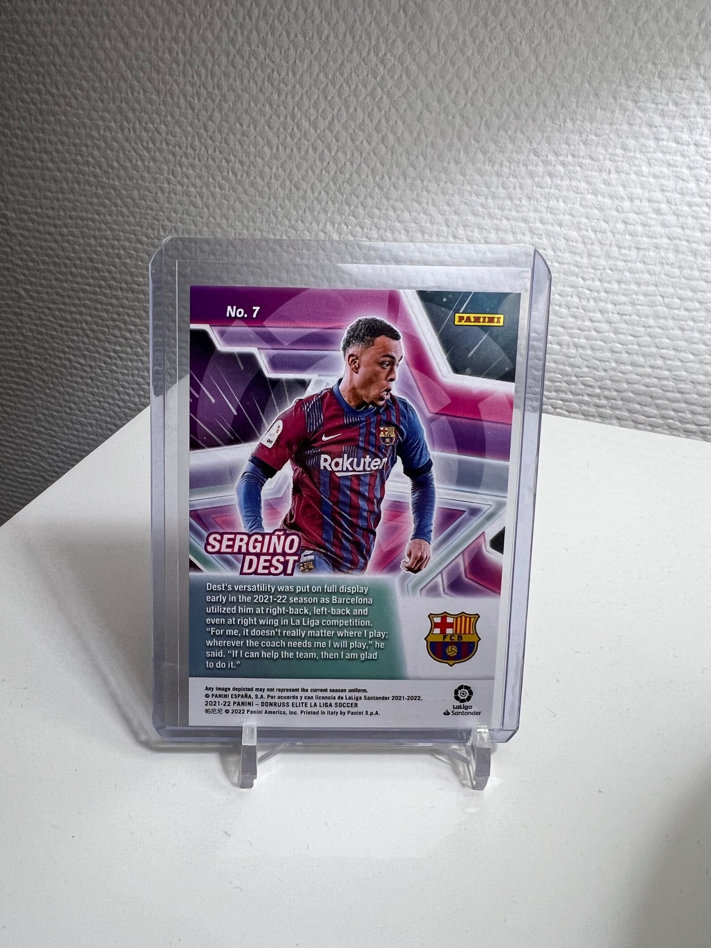 Donruss Elite 21-22 - Serigo Dest Star Status - FC Barcelona