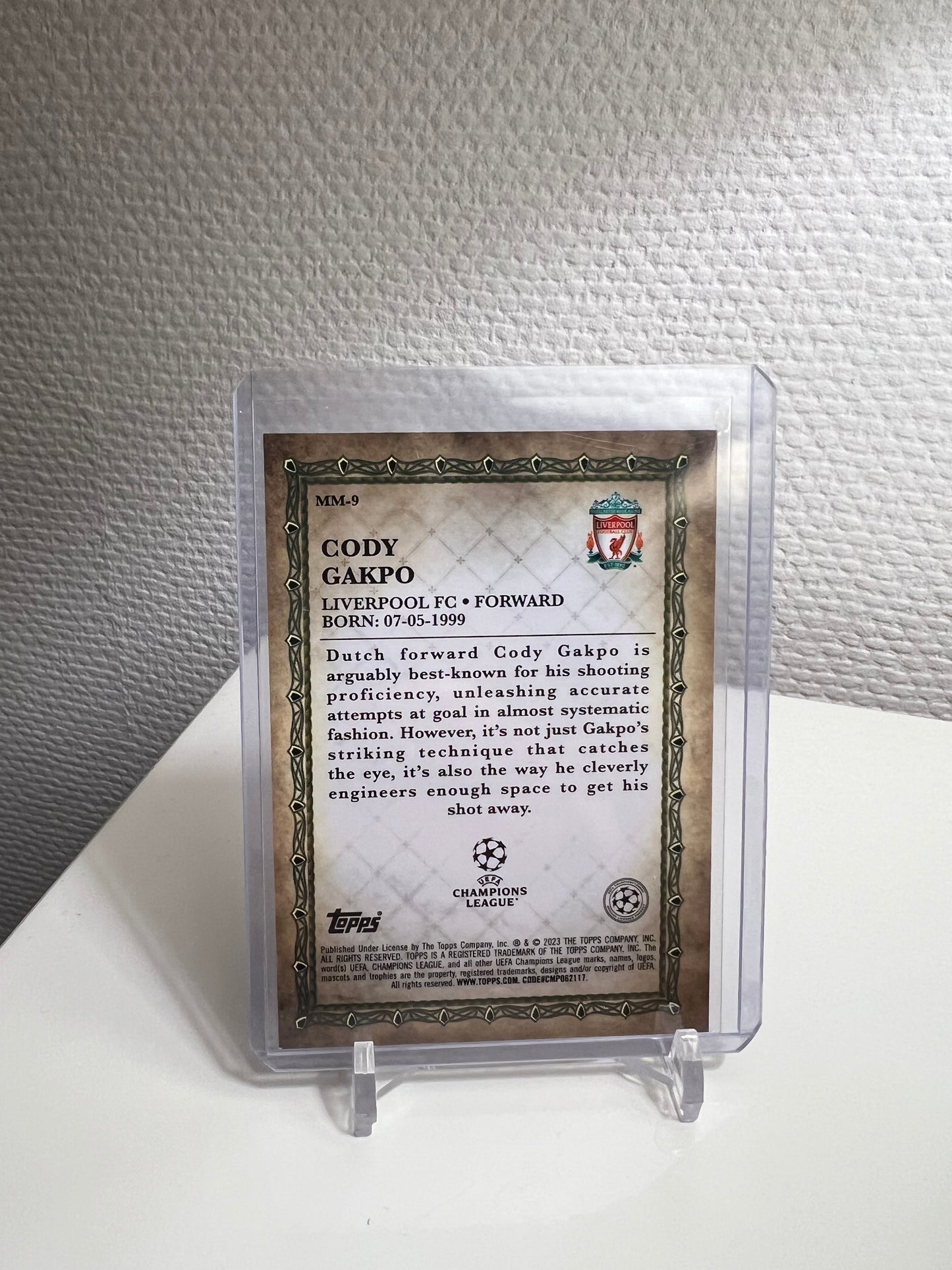 Merlin Chrome 22-23 - Cody Gakpo Merlin´s Masters - FC Liverpool #MM-9