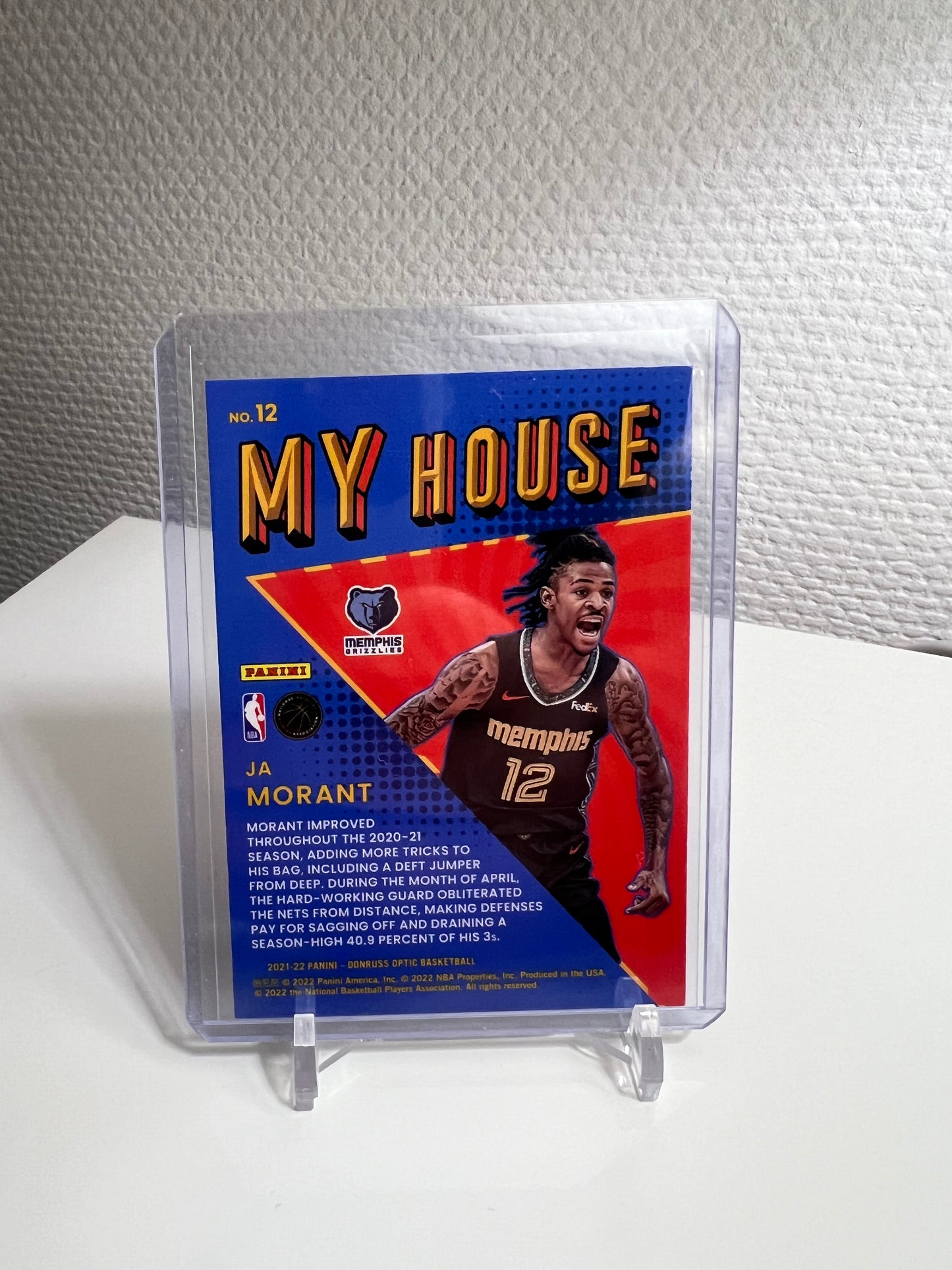 Donruss Optic 21-22 - Ja Morant My House - Memphis Grizzlies