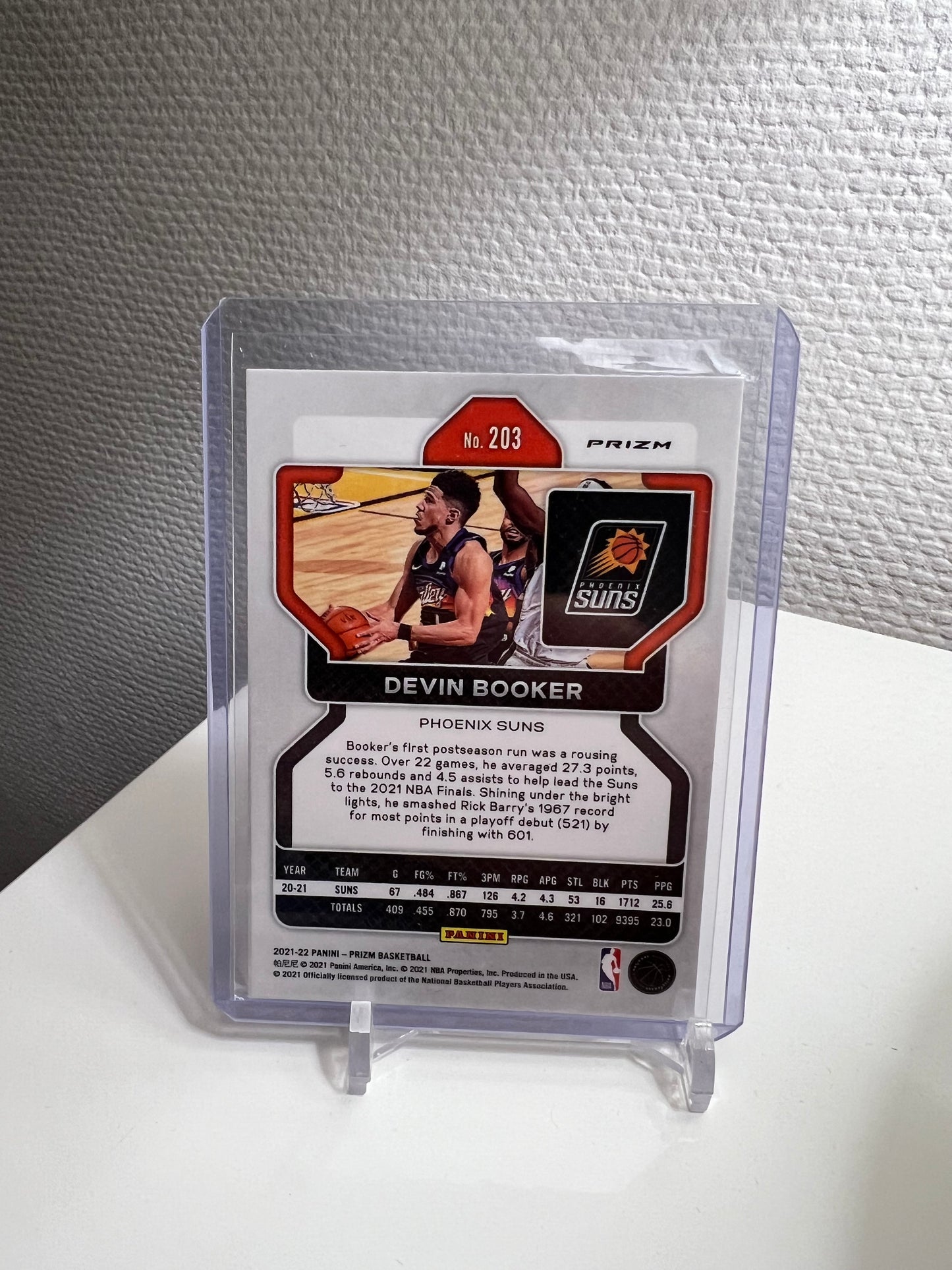 Prizm 21-22 - Devin Booker Hyper Prizm - Phoenix Suns