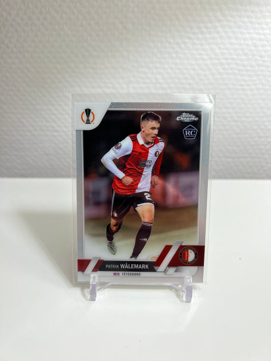 Chrome 22-23 - Patrik Walemark RC Card - Feyenord Rotterdam