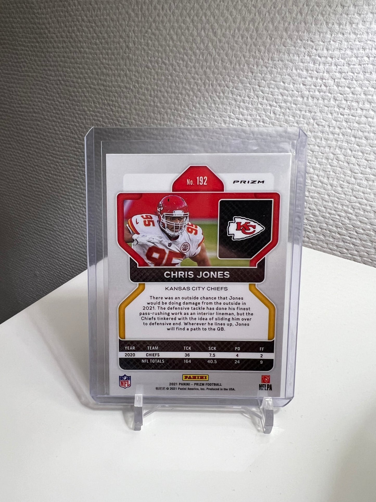 Prizm 21 - Chris Jones Green - Kansas City Chiefs