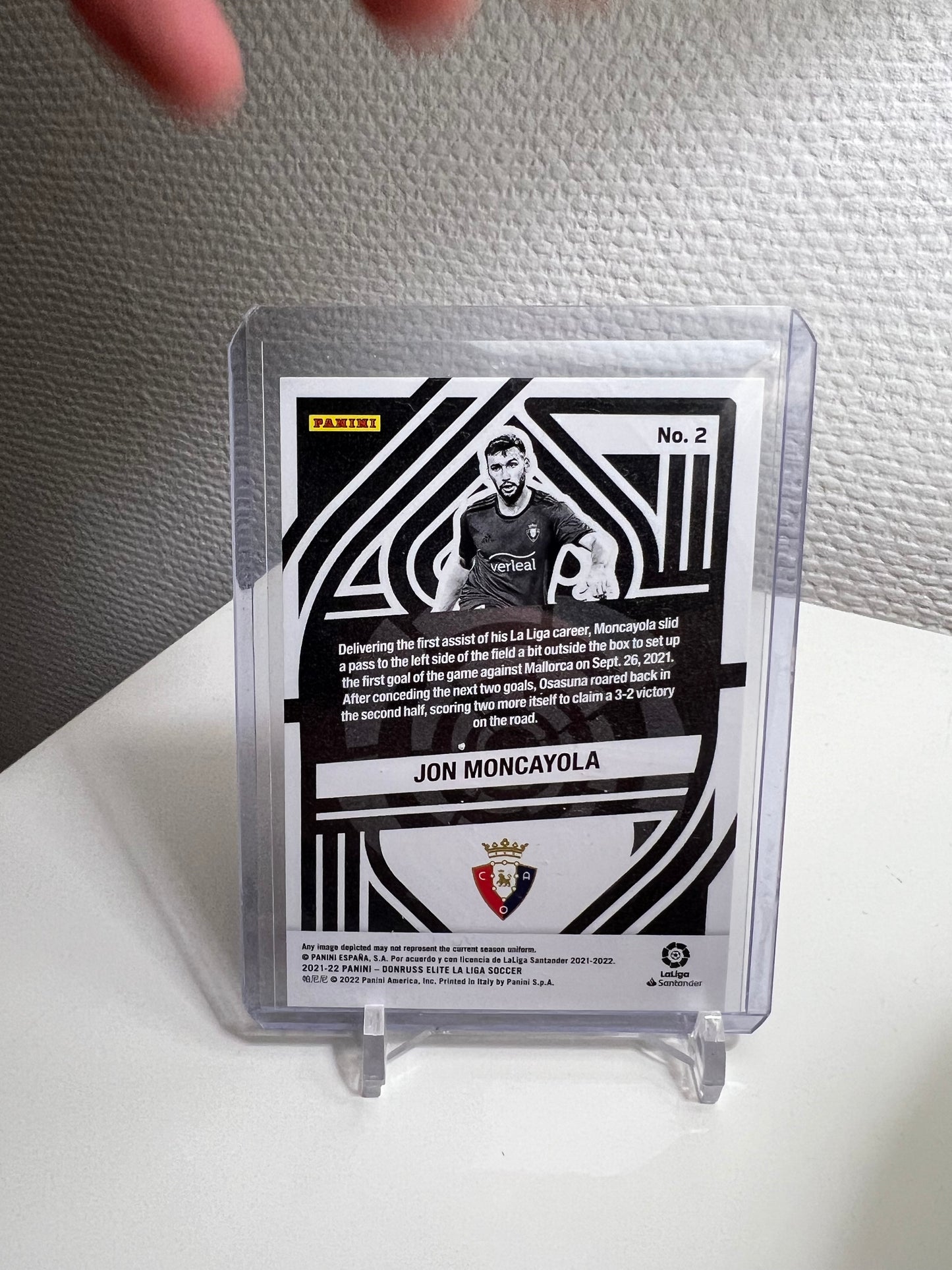 Donruss Elite 21-22 - Jon Moncayola Elite Deck - CA Osasuna