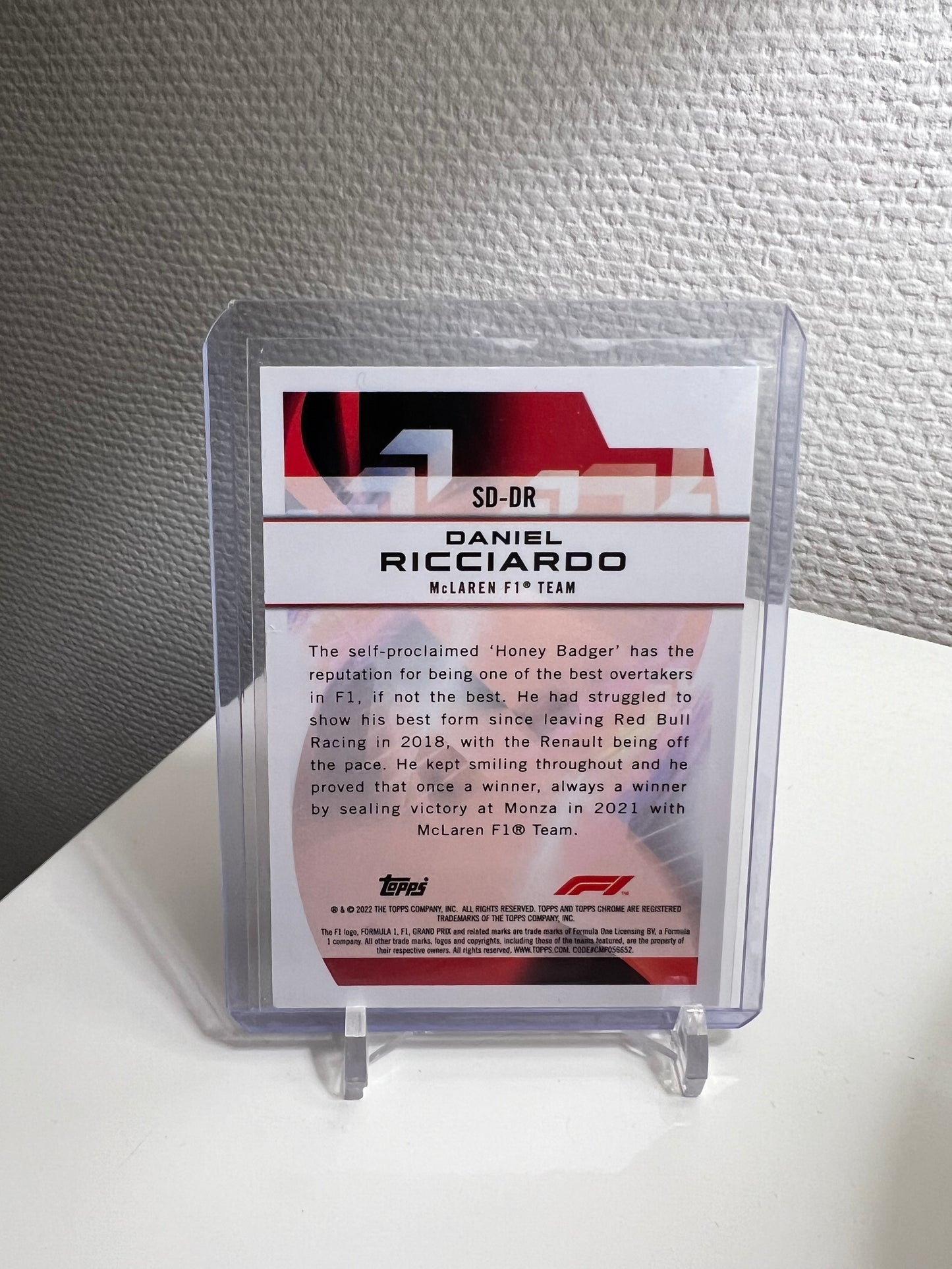 Chrome 22 - Daniel Ricciardo Speed Demons - McLaren F1 Team #SD-DR