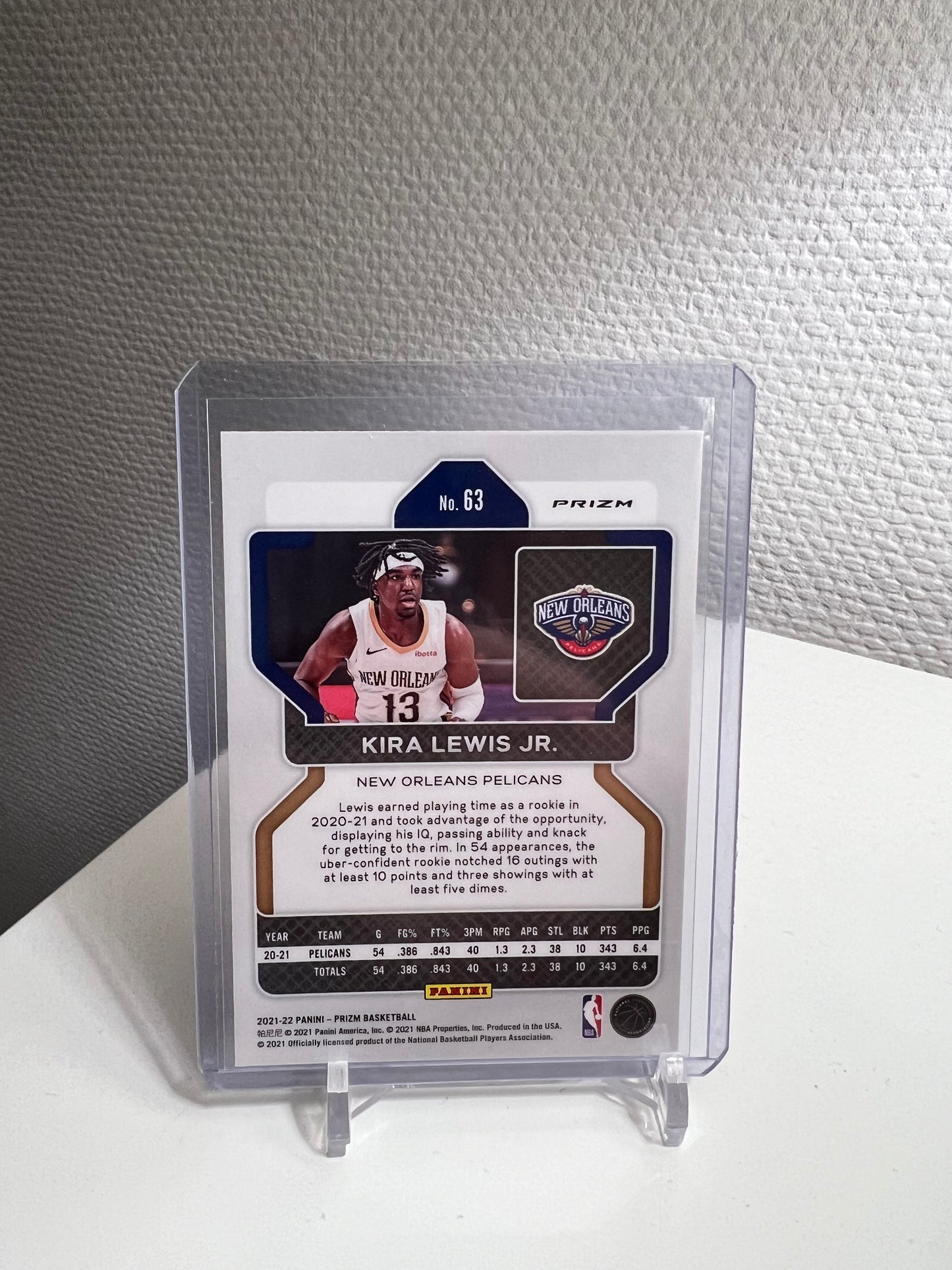 Prizm 21-22 - Kira Lewis Jr. Tri-Color - New Orleans Pelicans
