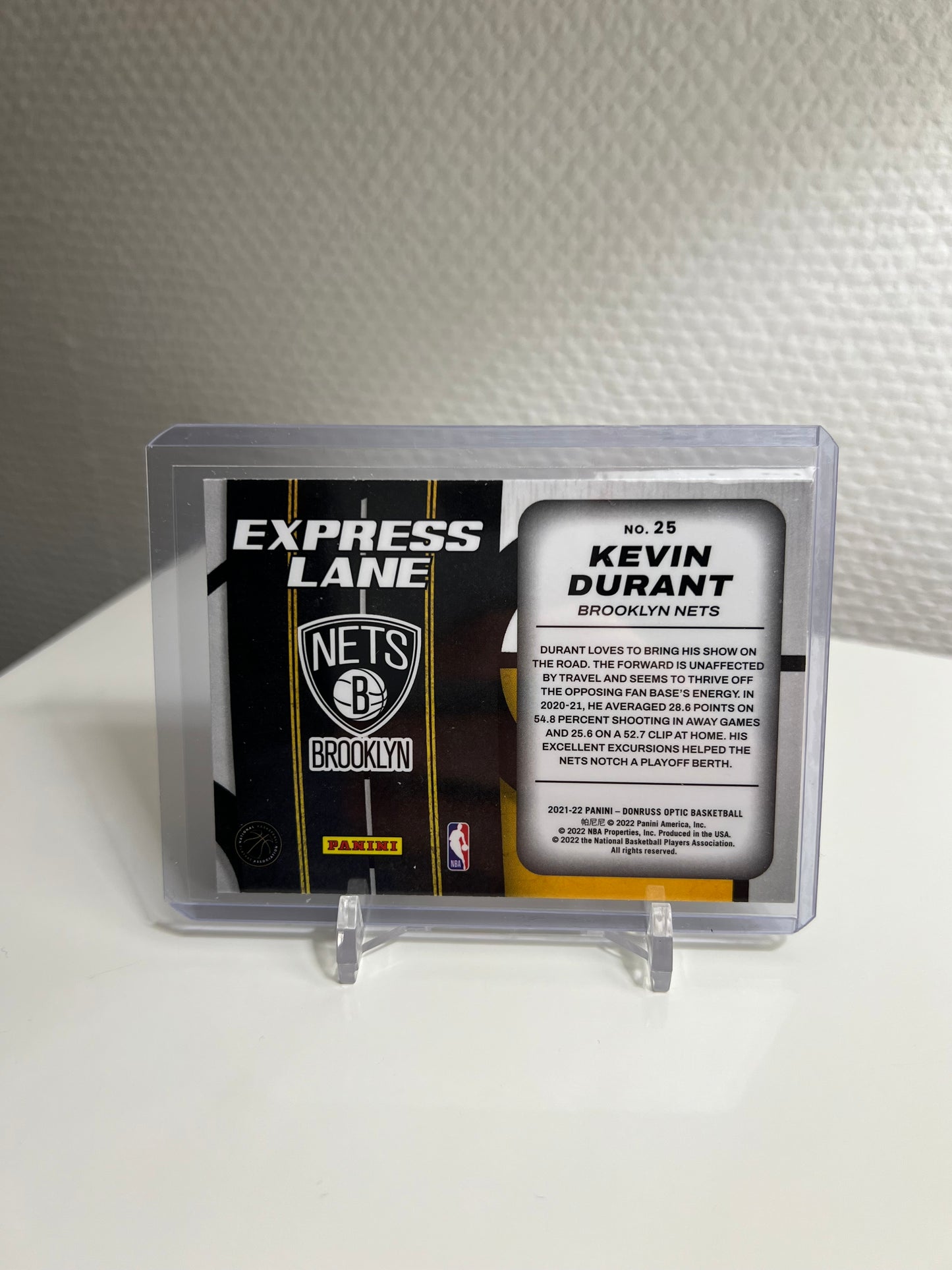 Donruss Optic 21-22 - Kevin Durant Express Lane - Brooklyn Nets