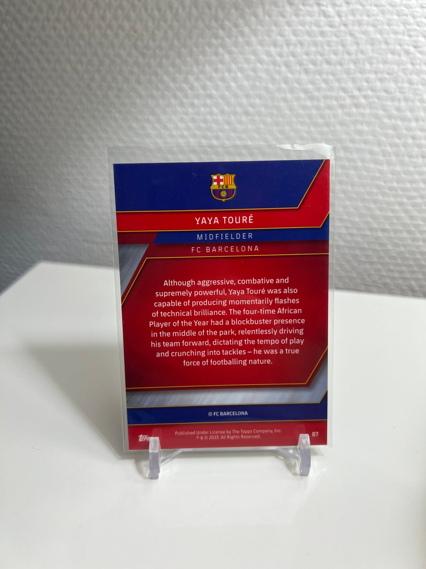 Chrome 22-23 - Yaya Toure Action - FC Barcelona