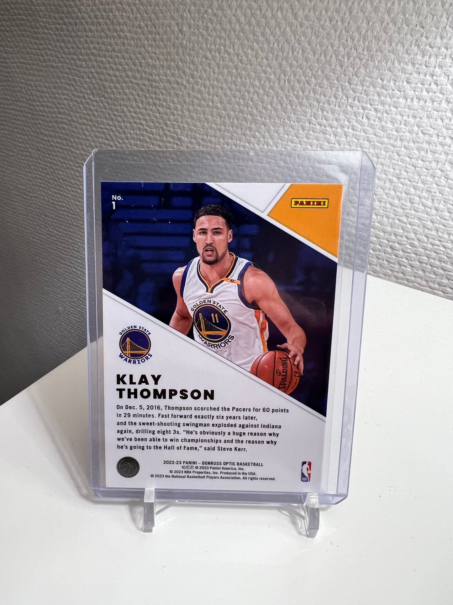 Donruss Optic 22-23 - Klay Thompson Winner Stays - Golden State Warriors