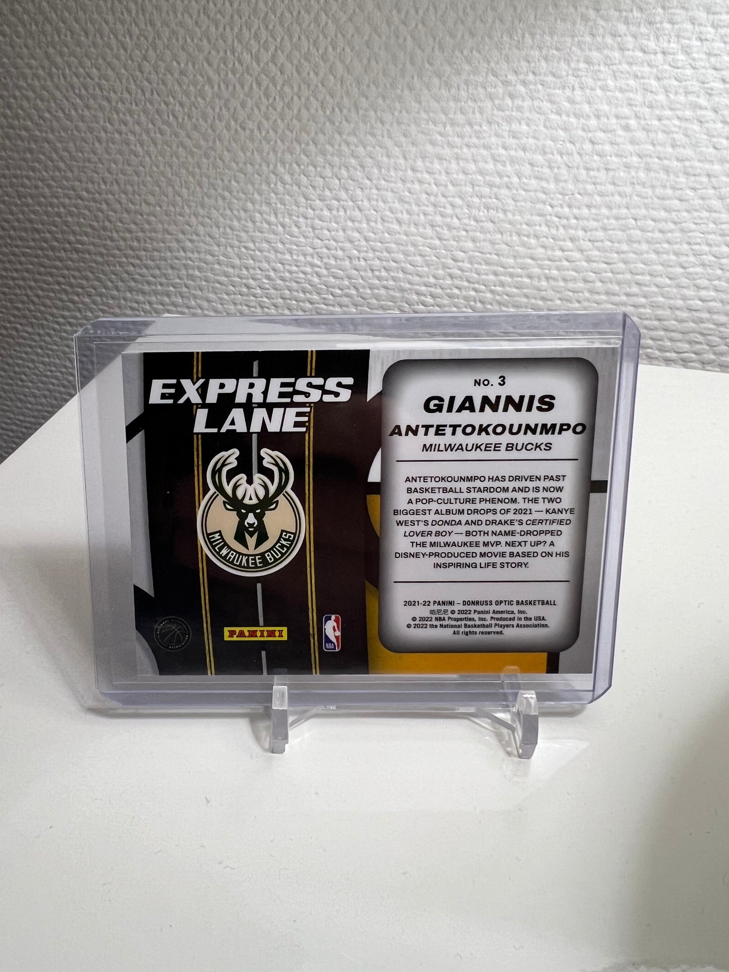 Donruss Optic 21-22 - Giannis Antetokounmpo Express Lane - Milwaukee Bucks