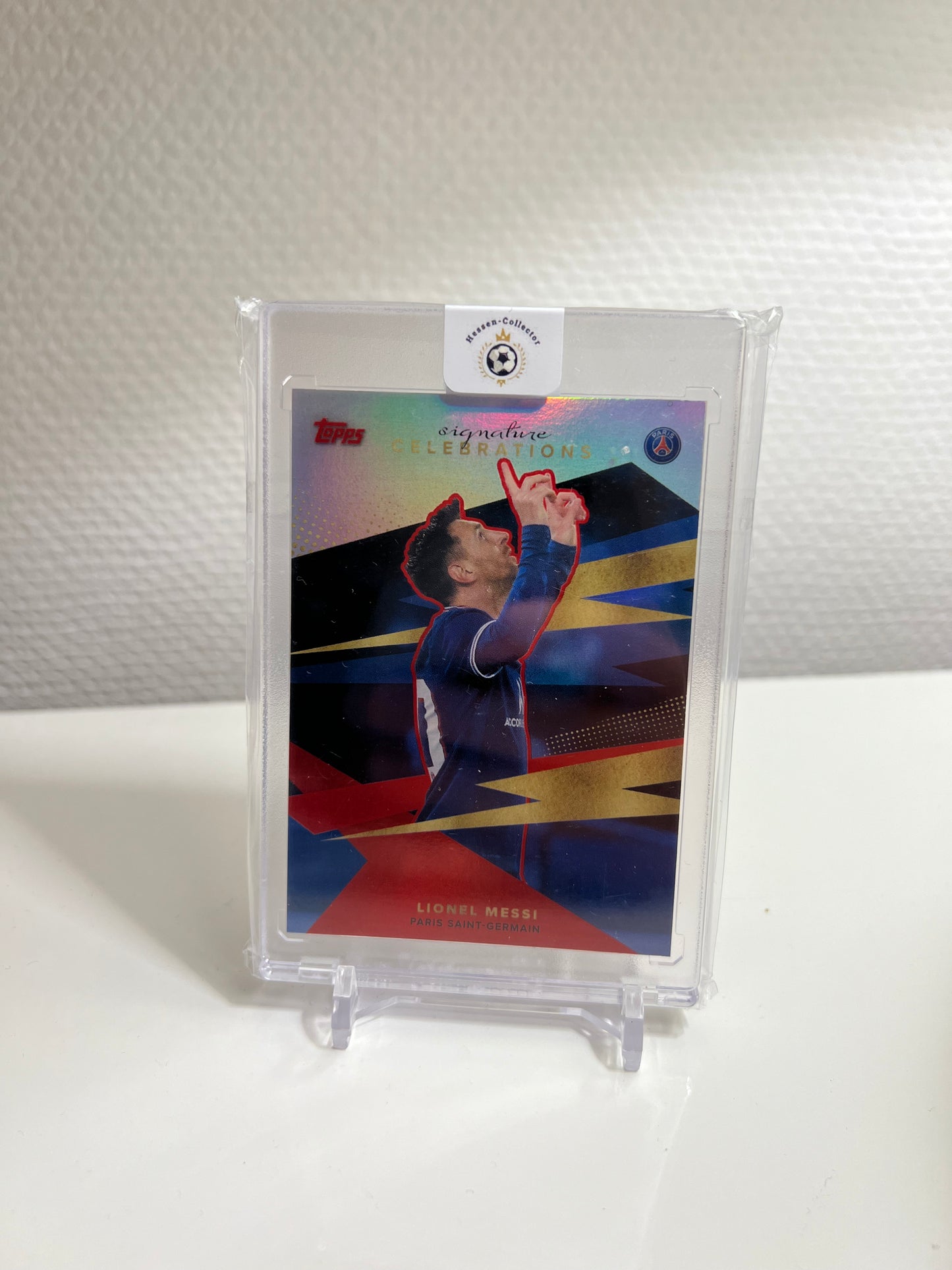 PSG Team-Set 22-23 - Lionel Messi /5 Red Signature Celebrations - Paris Saint-Germain