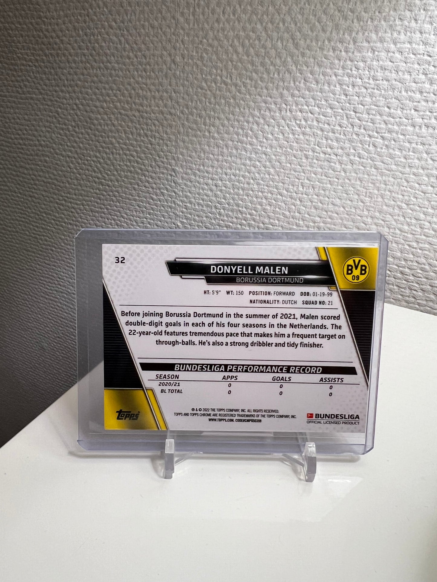 Chrome Sapphire 21-22 - Donyell Malen - Borussia Dortmund