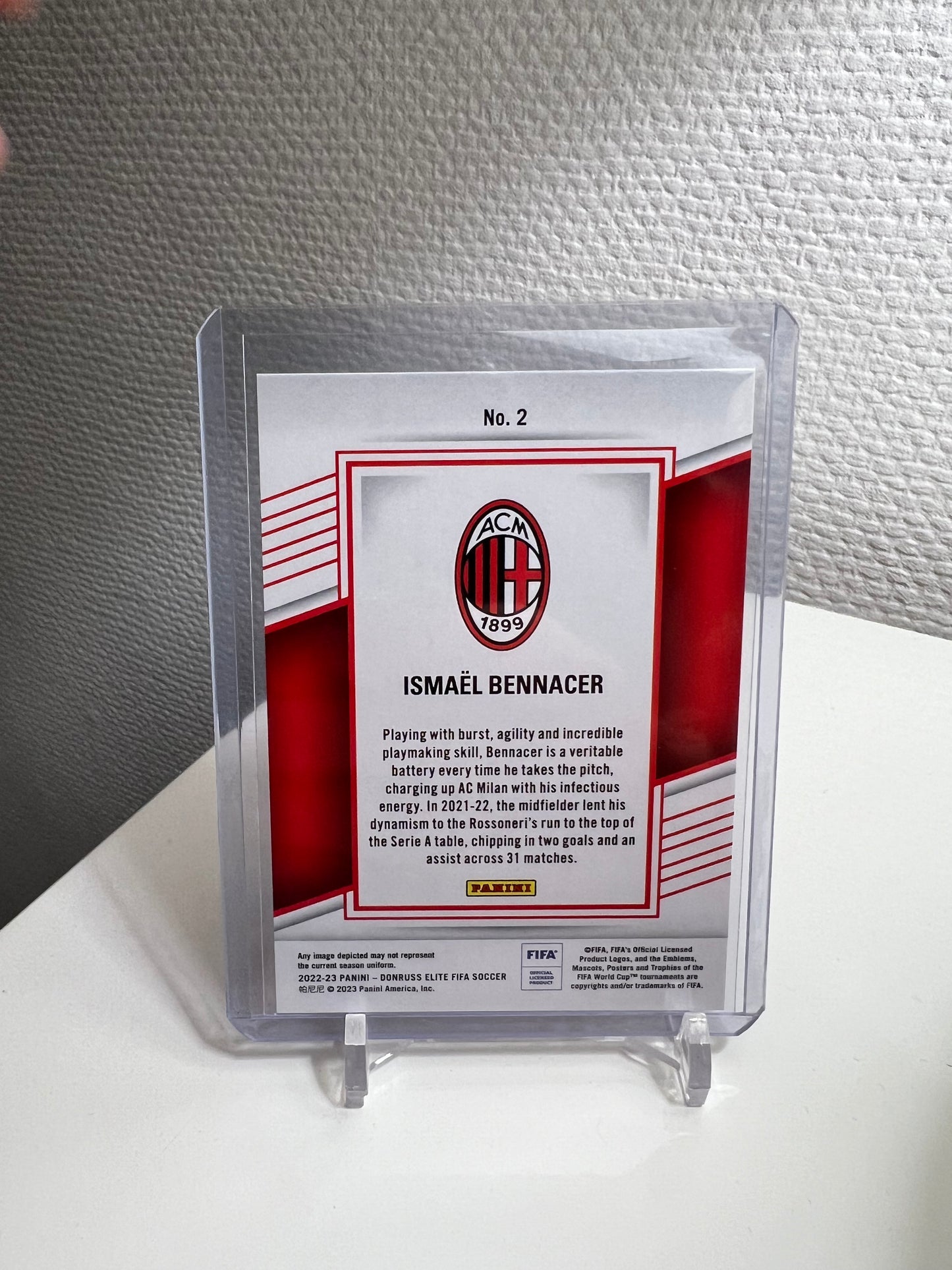 Donruss Elite 22-23 - Ismael Bennacer Red - AC Mailand