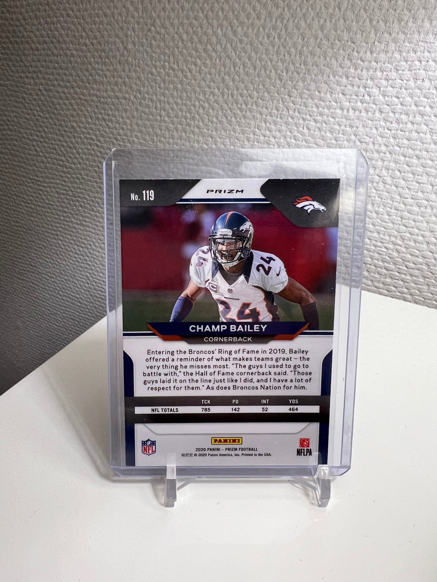 Prizm 20 - Champ Bailey Green - Denver Broncos
