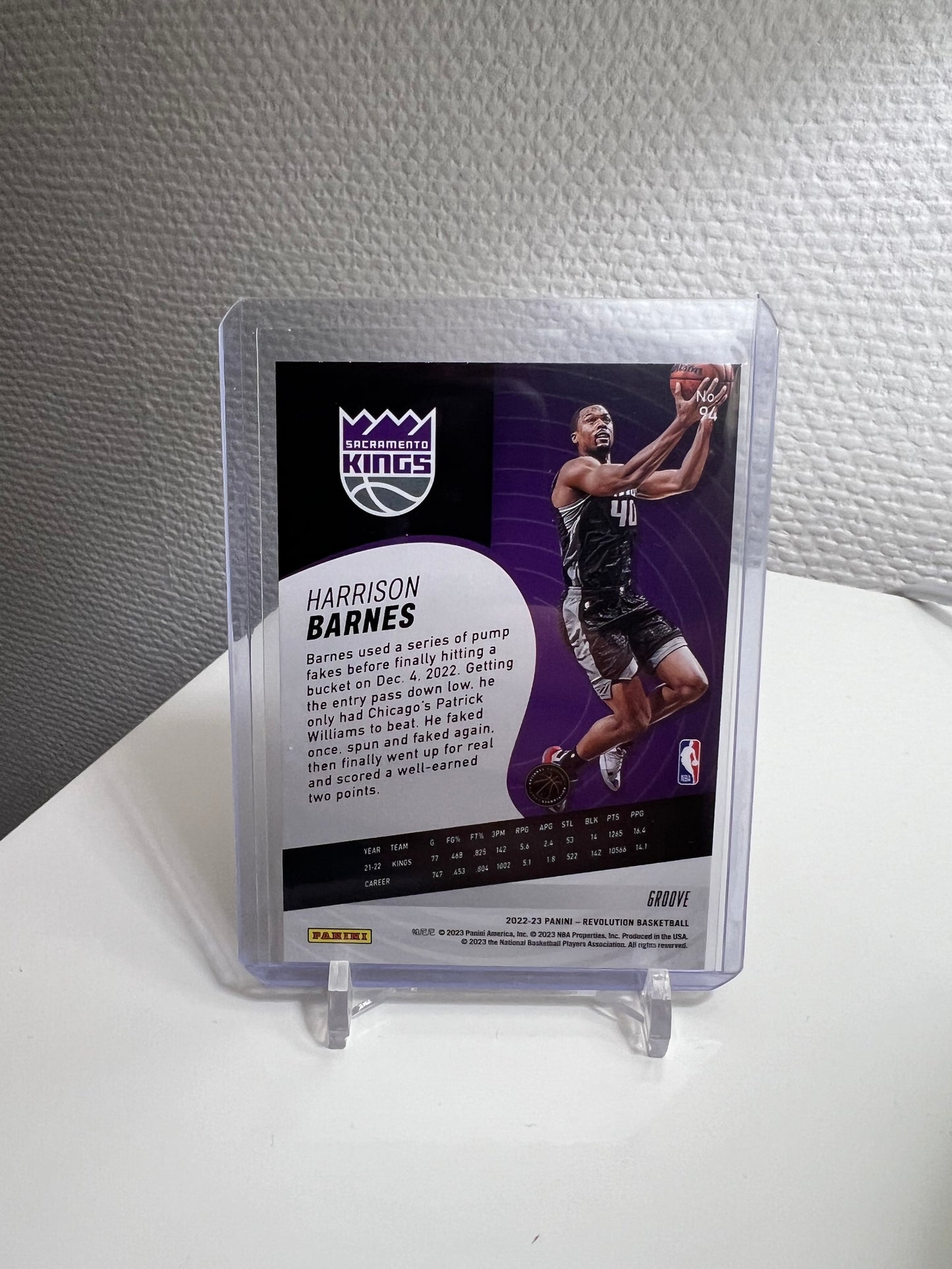 Revolution 22-23 - Harrison Barnes Groove - Sacramento Kings