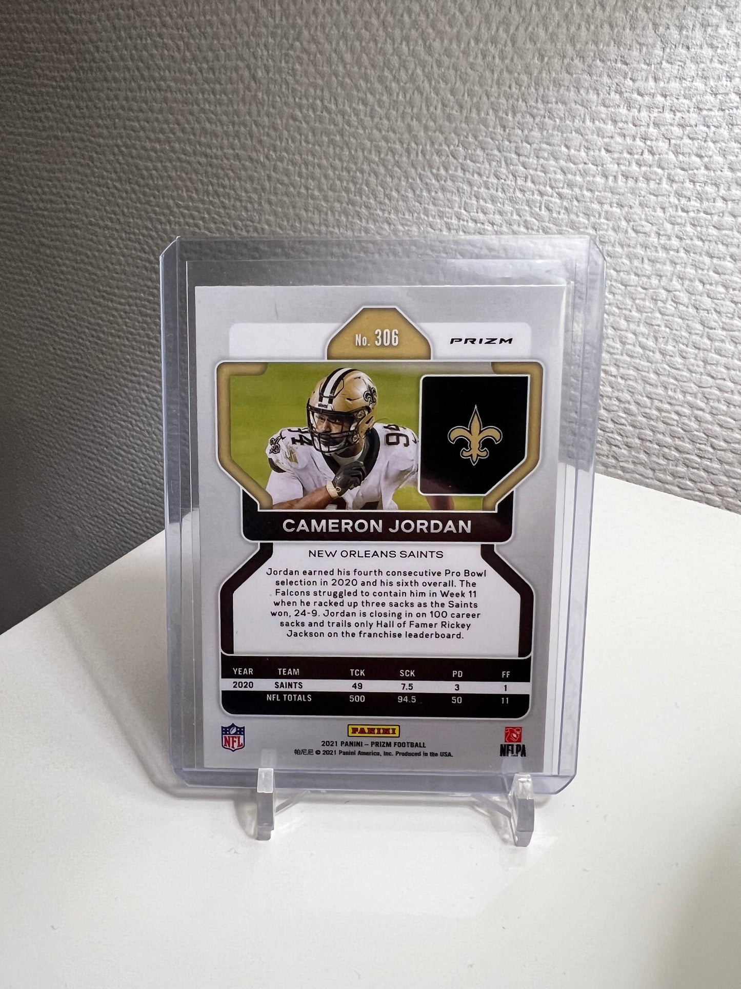 Prizm 21 - Cameron Jordan Green - New Orleans Saints