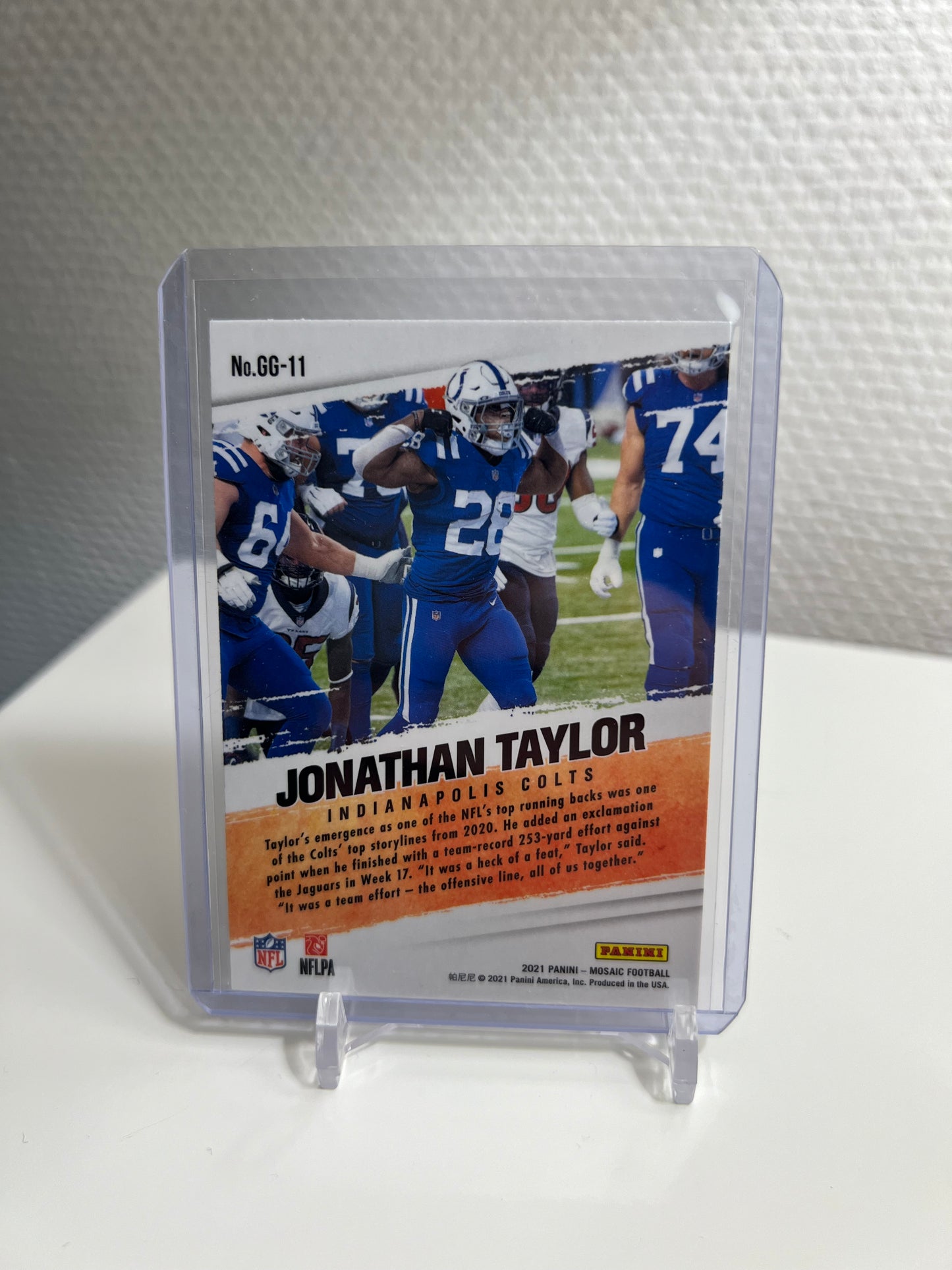 Mosaic 21 - Jonathan Taylor Got Game? - Indianapolis Colts #GG-11